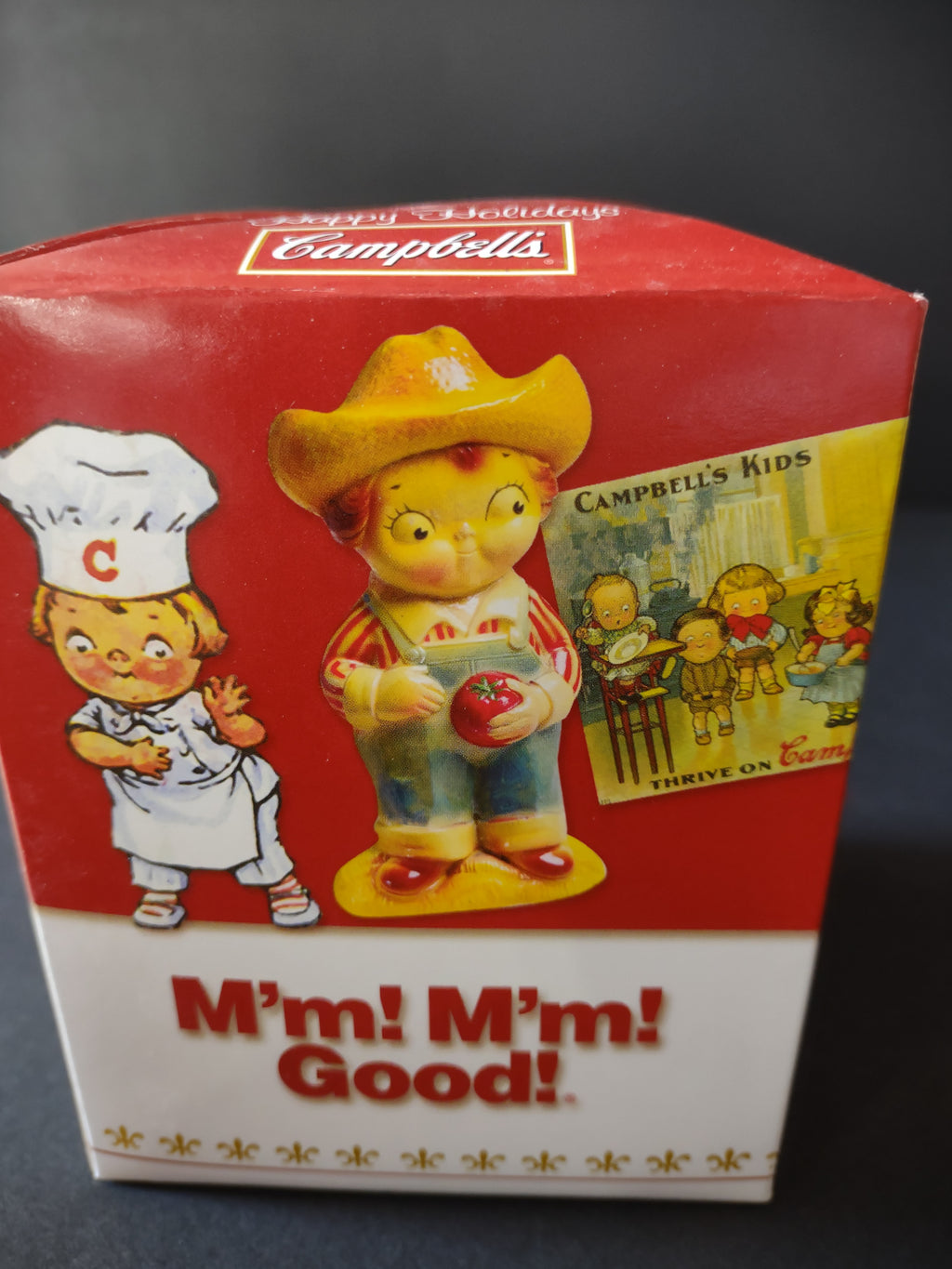 Vintage Christmas 2004 White Collector Edition Campbells Ornament (Lot 4693)