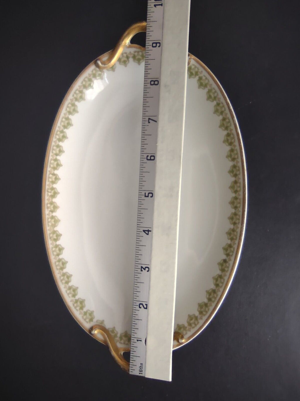 GDA Field Haviland Limoges France Serving Platter Plate Clover Shamrock (lot 526