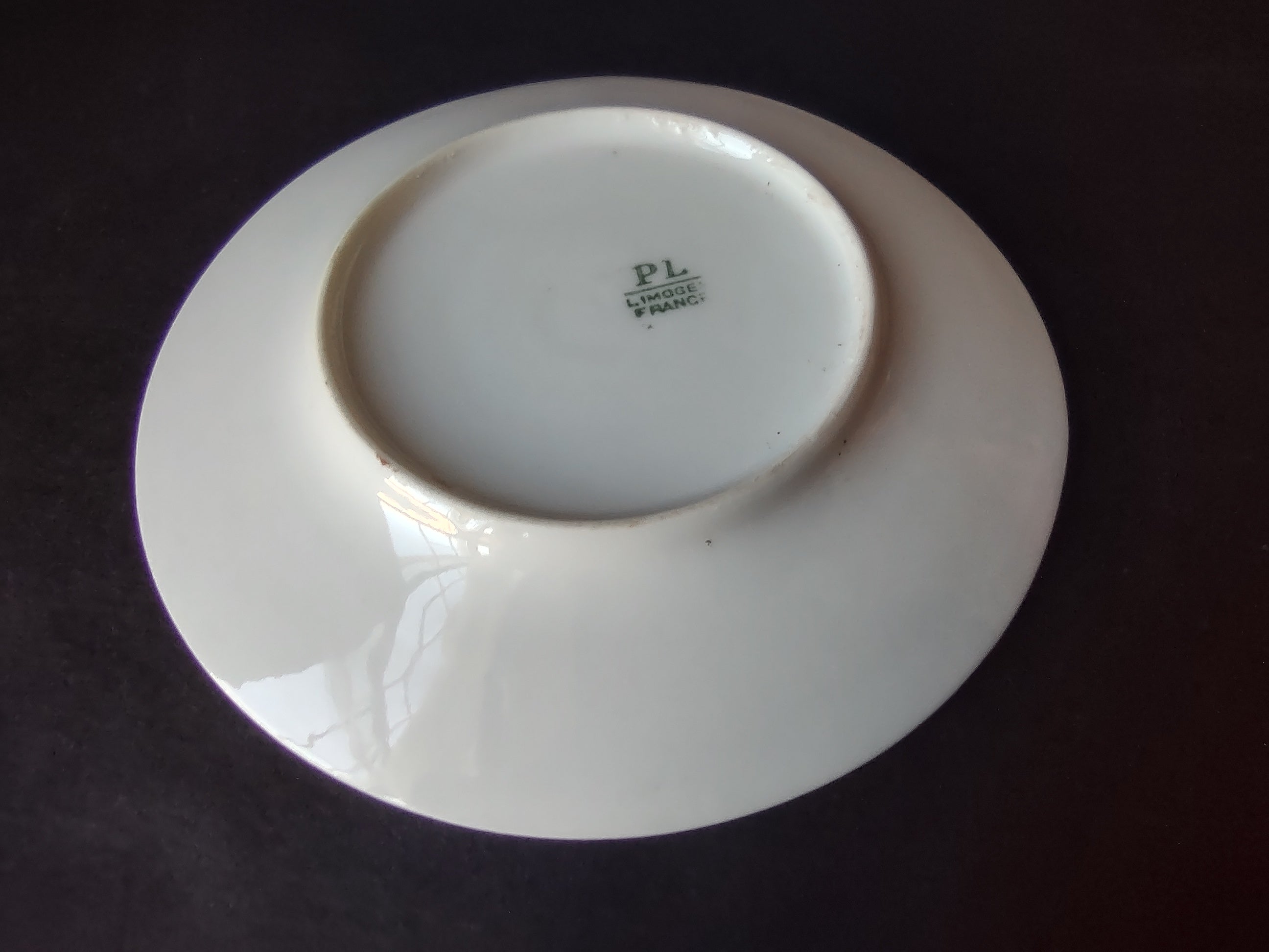 PL French Chic Limoges Small Plate Plain White (lot 1049)