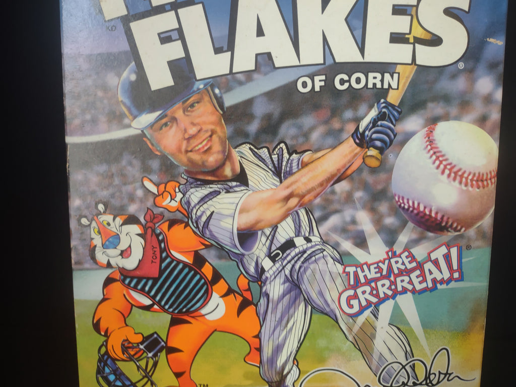 Vintage CollectibleKellogg's Frosted Flakes Empty Box Derek Jeter (lot 2171)