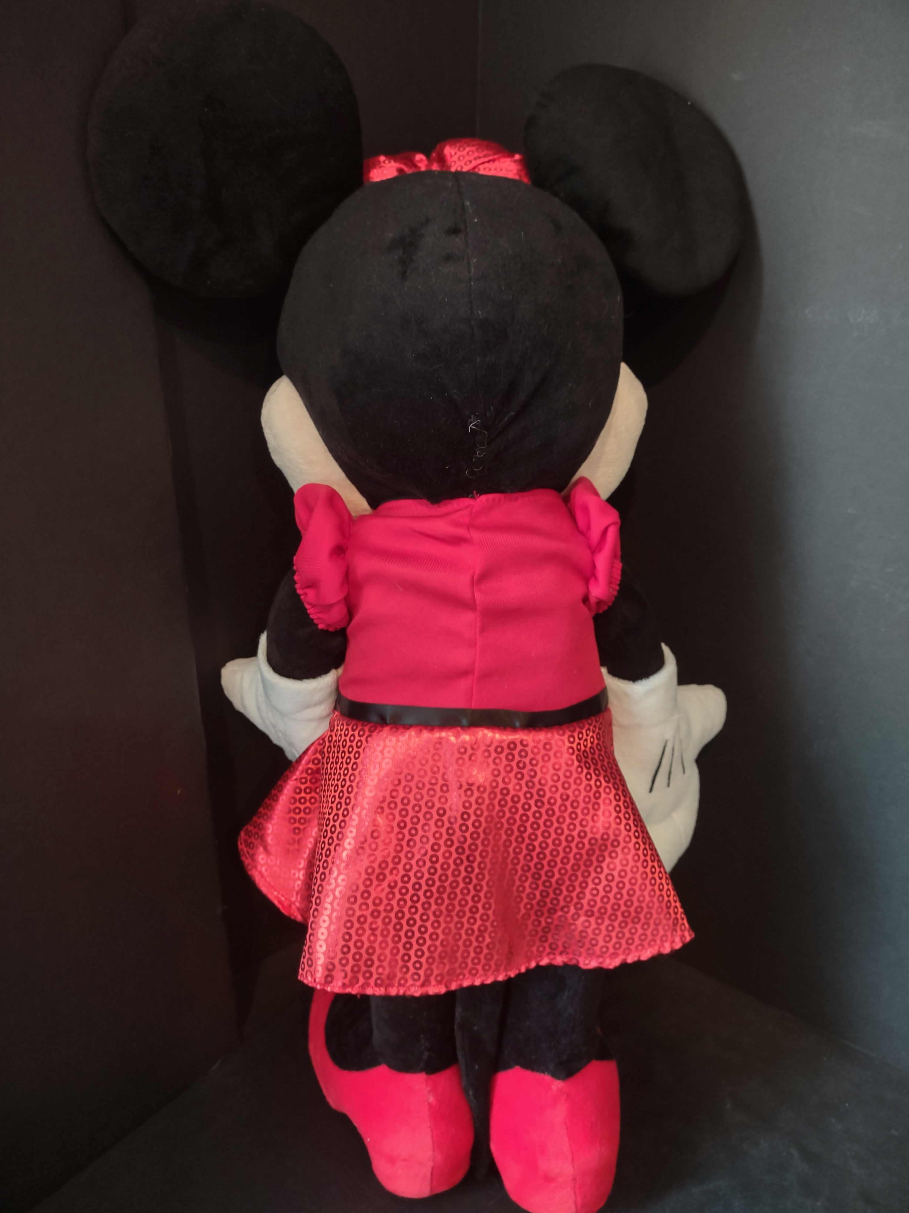 Minnie Mouse Christmas Disney Plush Standing Porch Greeters Gemmy 22" (lot 2604j)