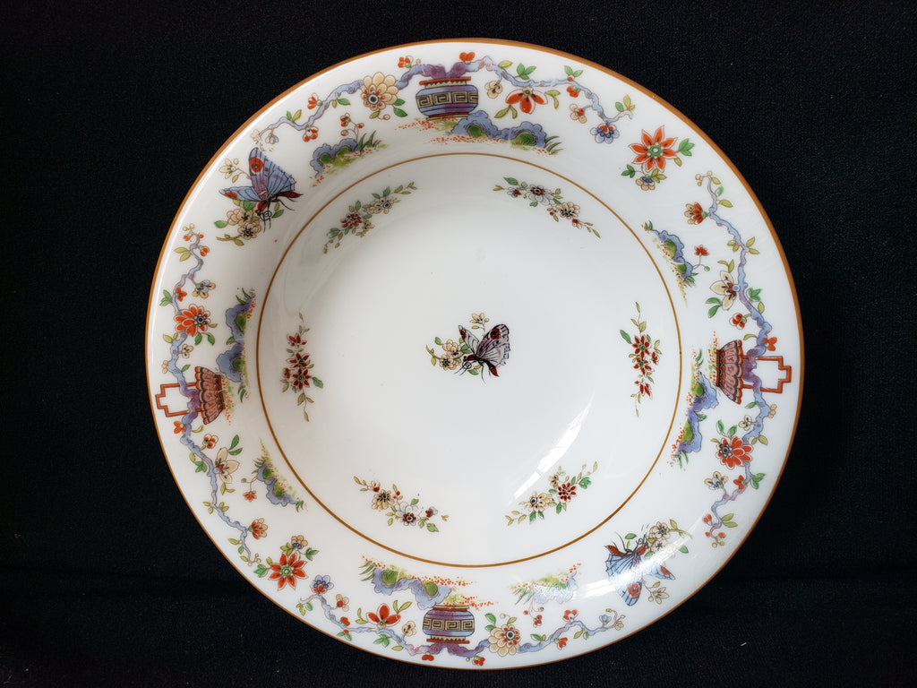 Vintage Royal Worcester Higgins Seiter Butterfly Bowl 6-3/4" (lot 2119)