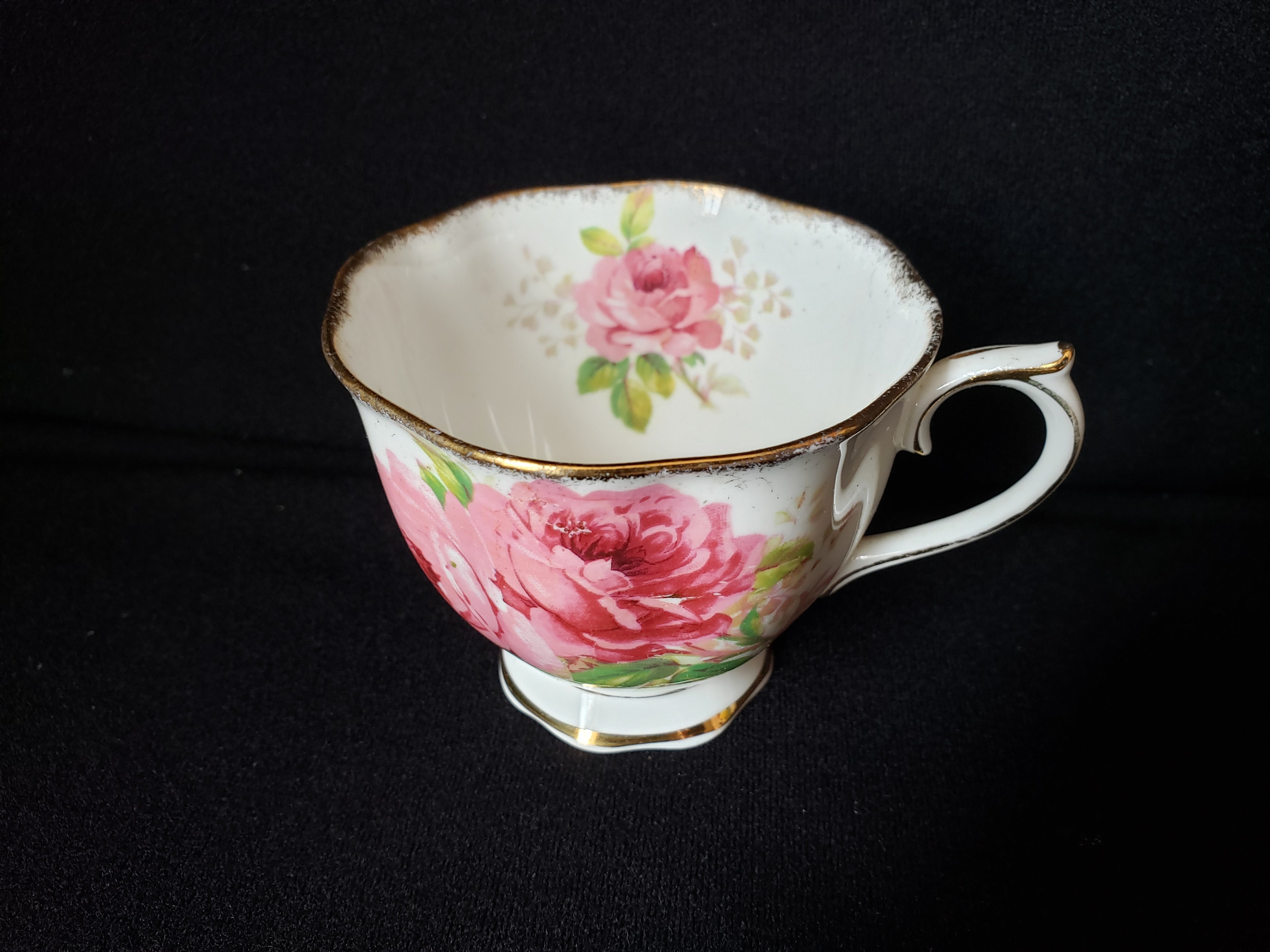 Vintage Royal Albert American Beauty Coffee Cup ONLY (lot 2049)