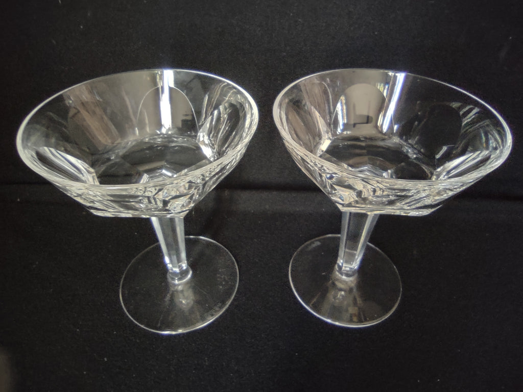 Set of 2 Vintage Waterford Sheila Champagne/Tall Sherbet 4 - 3/4" Tall (lot 2736