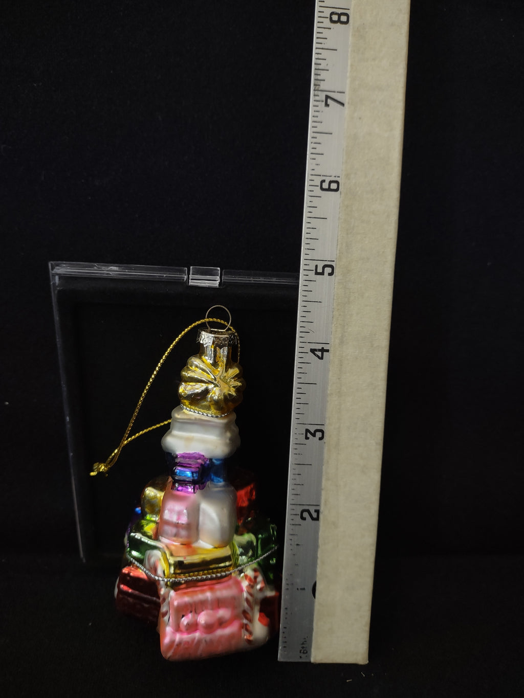 Vintage Christmas Glass Ornament Gift Tree (Lot 4049)