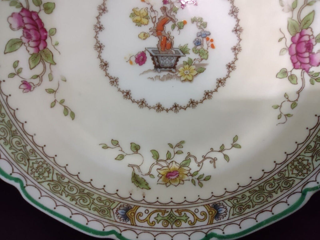 Vintage Bone Royal Doulton Indian Tree England Dessert Bread Plate 6-1/4" (lot 142)