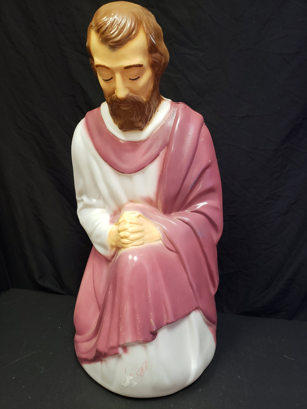 Vintage Christmas Nativity Outdoor Rose Joseph Blow Mold 28" (lot 2252)