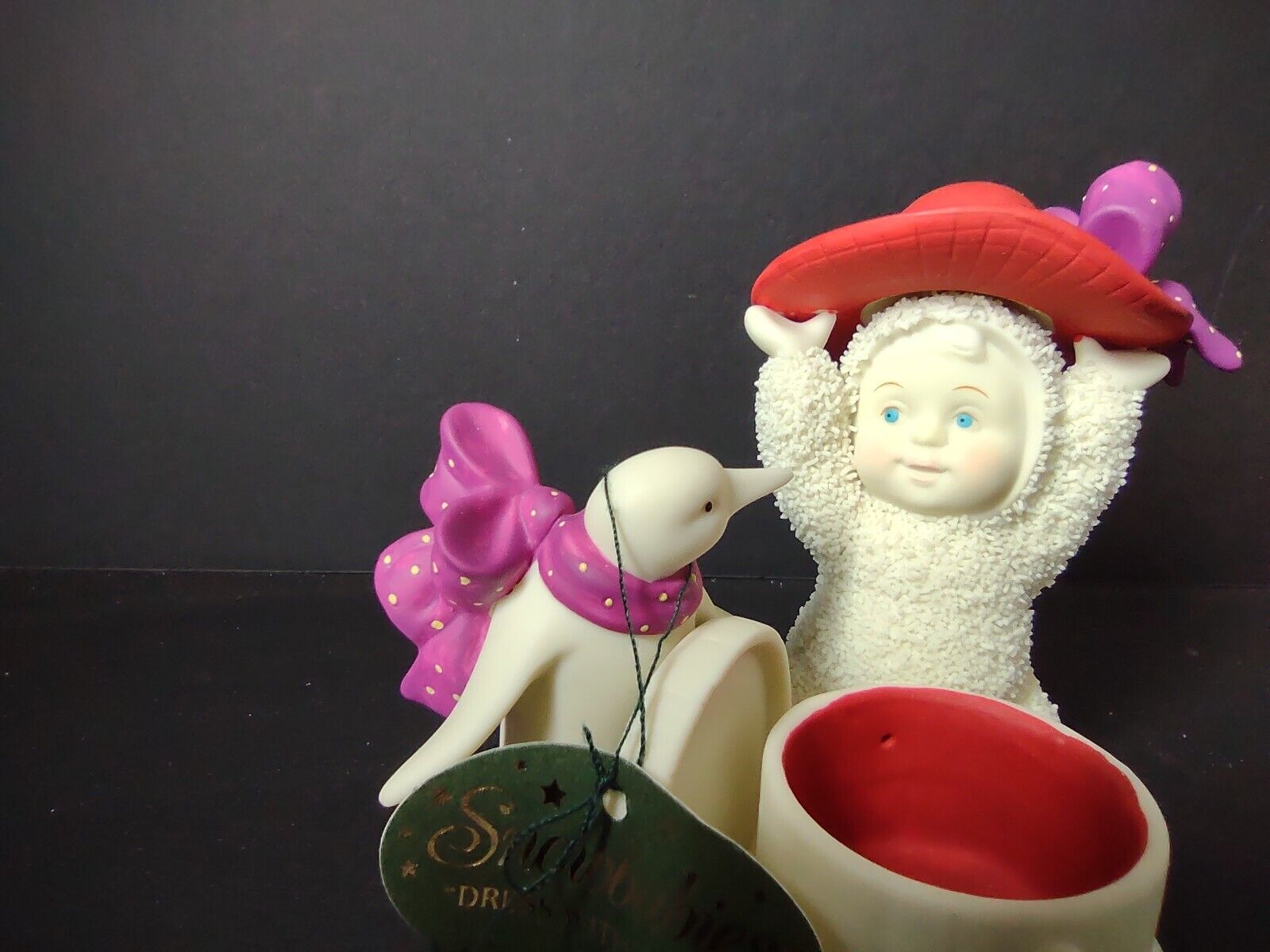 Snowbabies "Dress with Style" Red Hat Society Dep 56 (lot 2667)