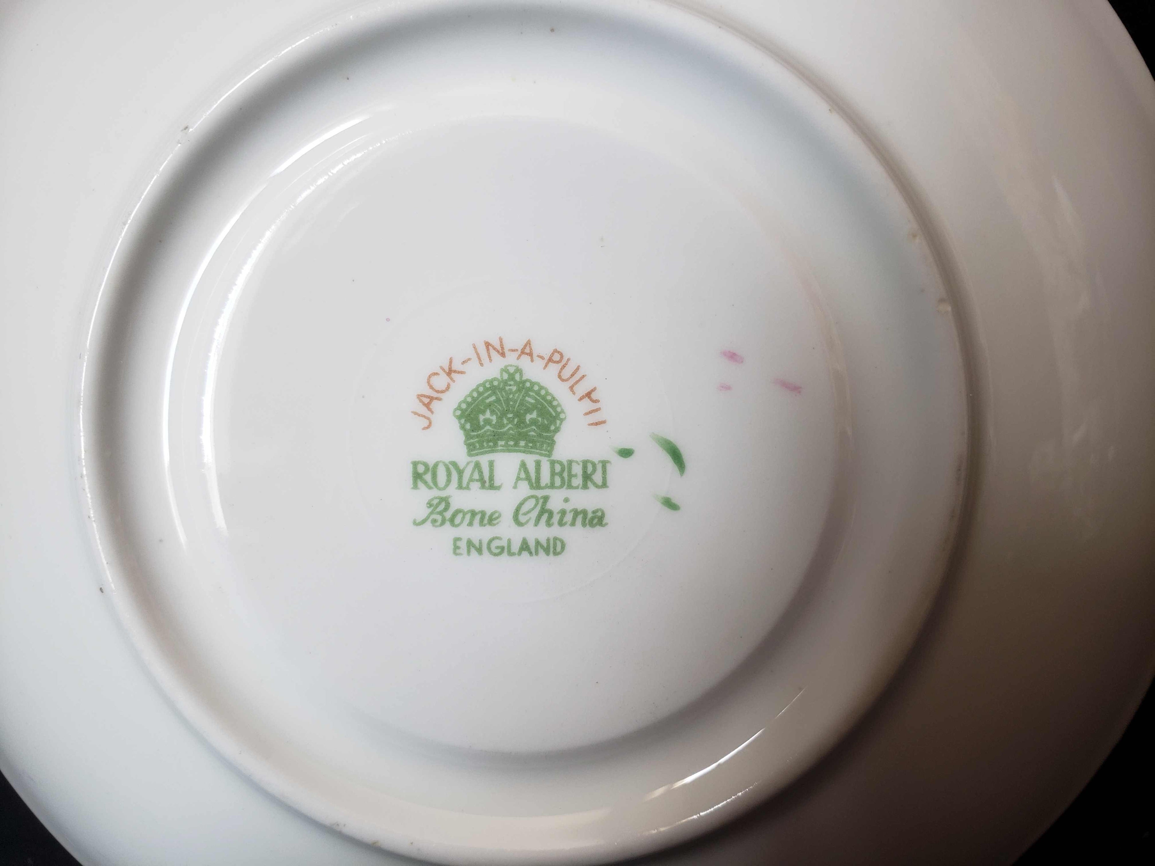 Vintage Royal Albert Bone Jack-in-a-Pulpit Saucer ONLY (lot 2011)