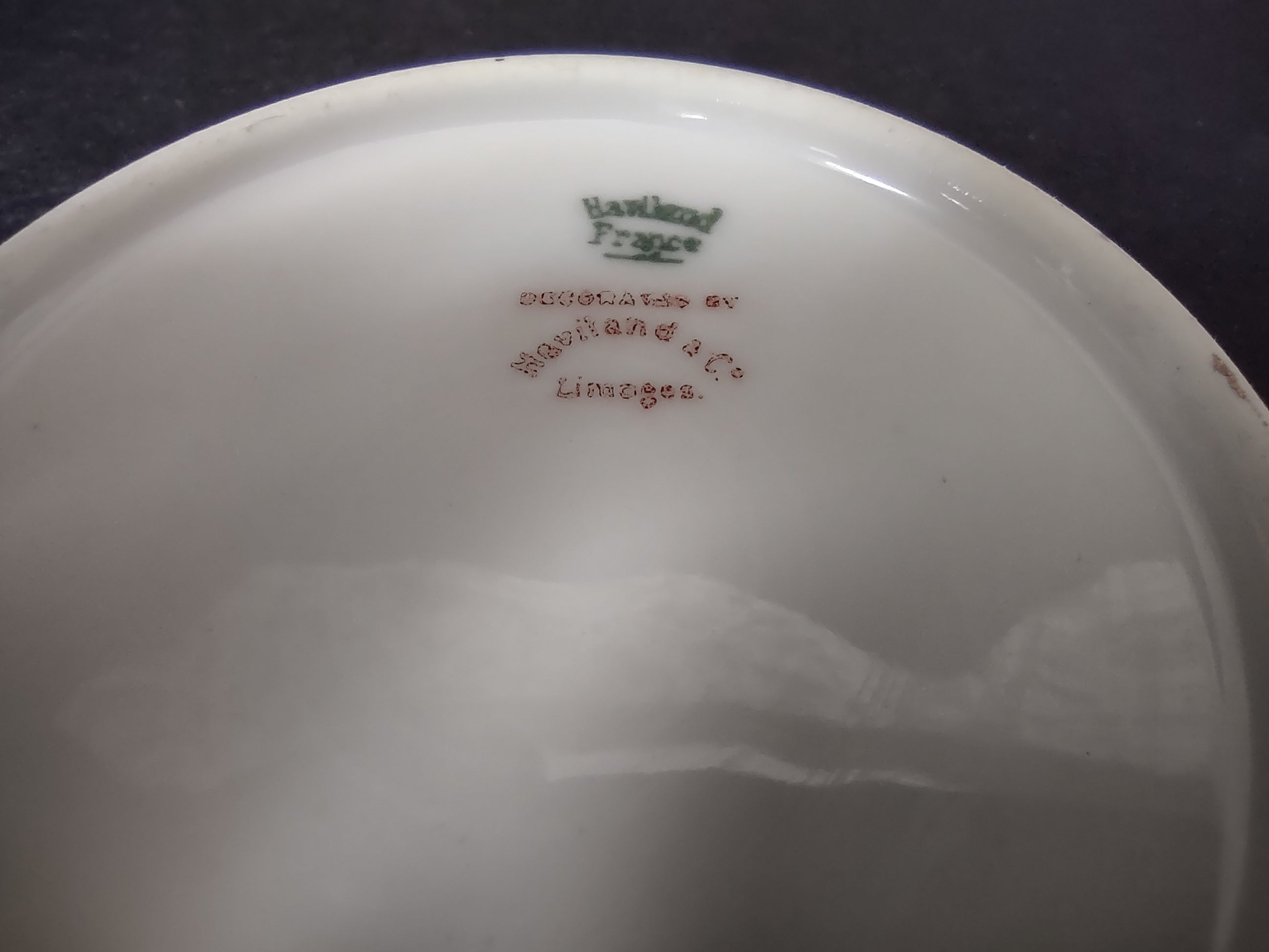 Haviland France Limoges Small Bowl Dish Thanksgiving Louvain 5" (lot 978)