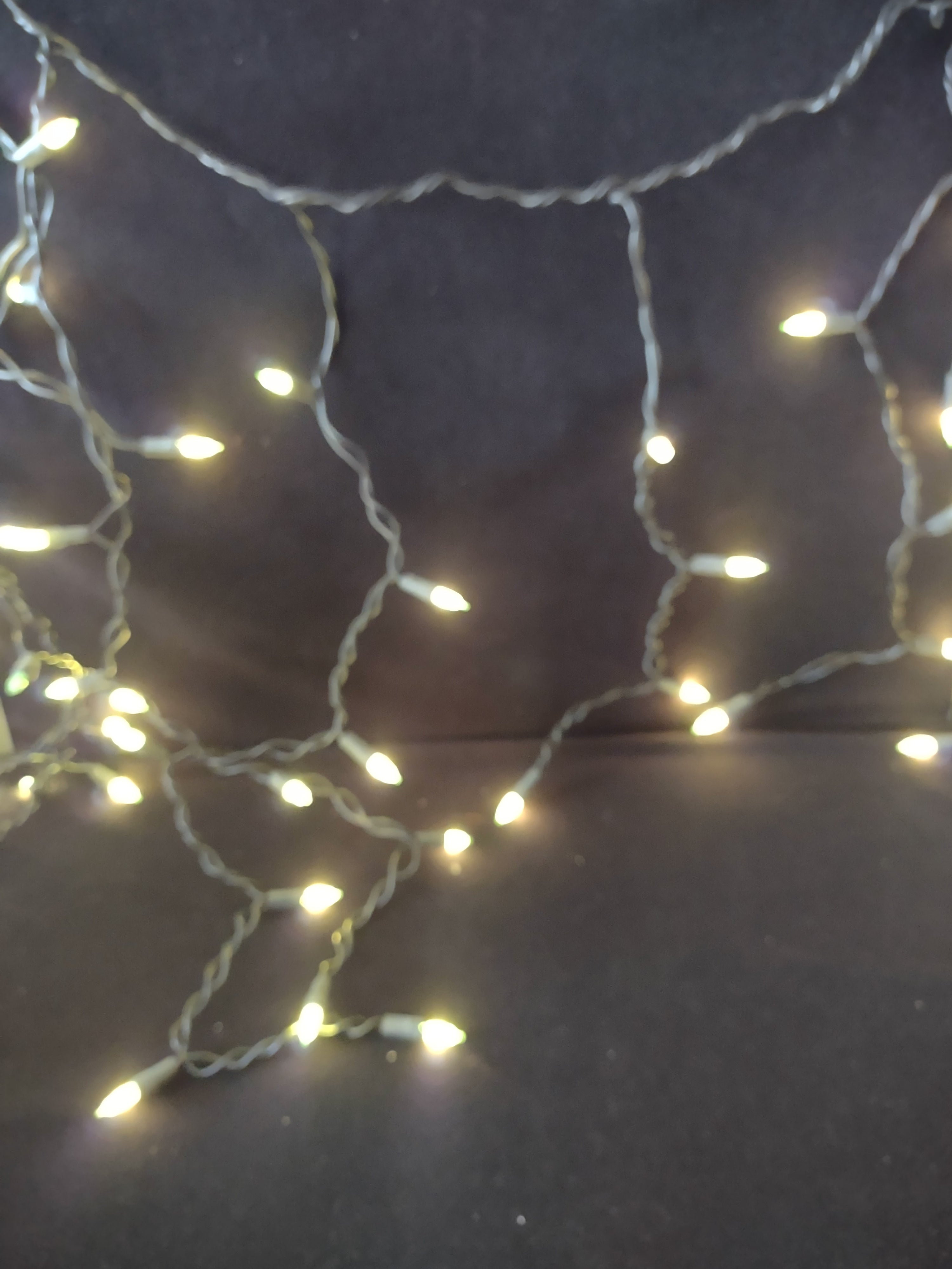 Halloween Icicle Green Lights String 10' (Lot 3081)