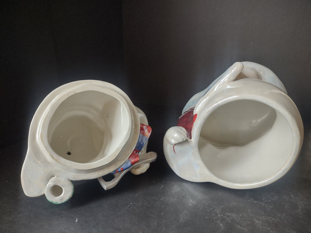 Coca Cola Snowman Coke Bottle Ice Cold Cookie Jar IMPERFECT (lot 2421)