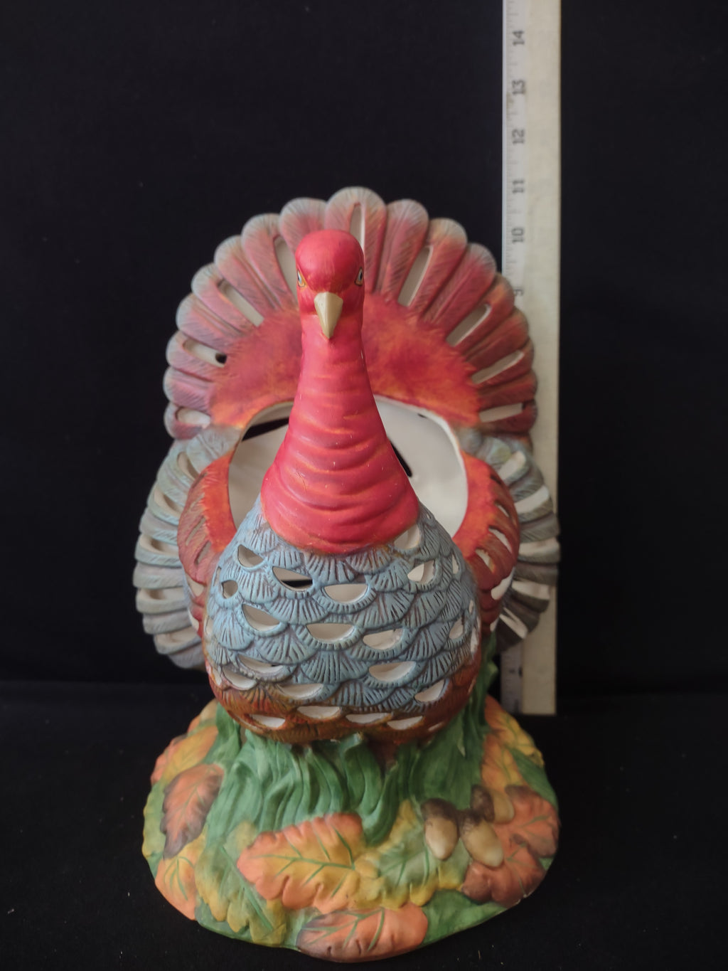 Thanksgiving/Fall Party Lite Gobbler Turkey Tea Light Holder NO Lid (Lot 3415)