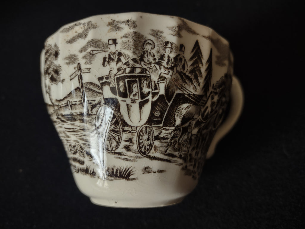 Vintage Royal Mail Ironstone England Tea Cup ONLY (lot 5542)