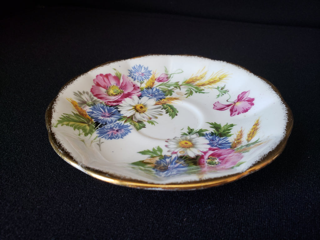Vintage Royal Albert Harvest Bouquet Saucer ONLY (lot 2040)