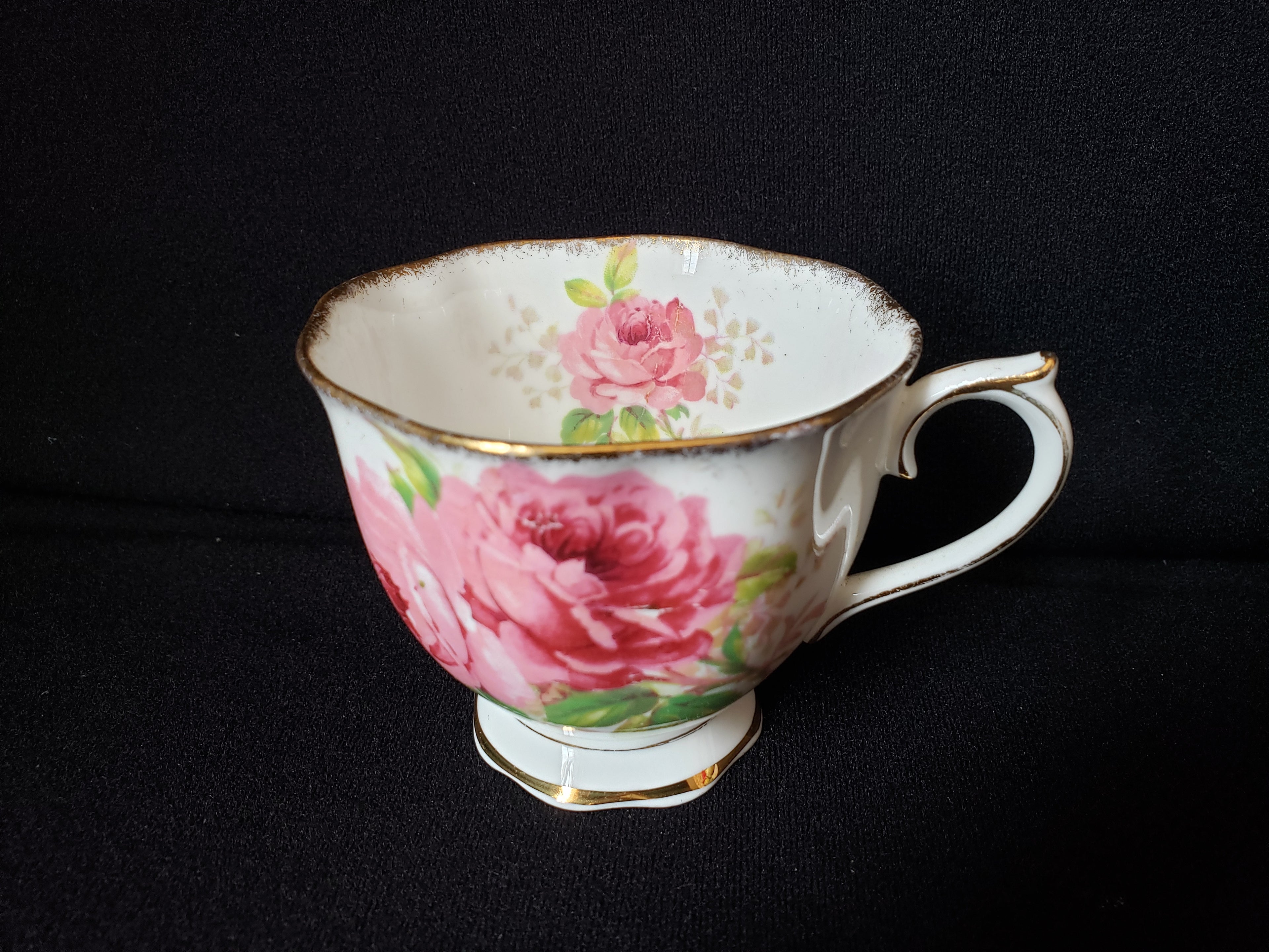 Vintage Royal Albert American Beauty Coffee Cup ONLY (lot 2049)