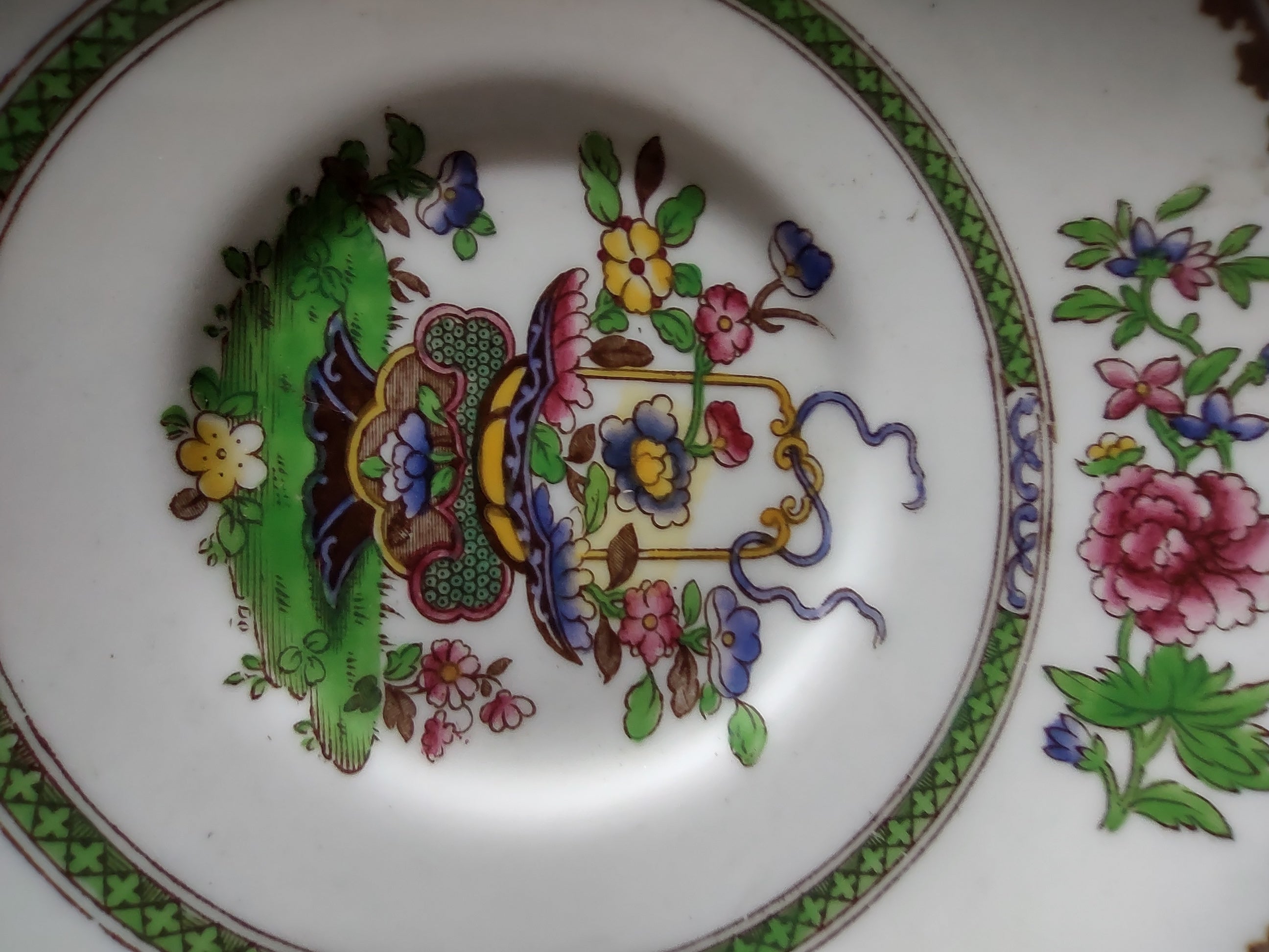 Vintage Copeland Spode Saucer Old Bow Chinoiserie Style Harrods London (Lot 5765