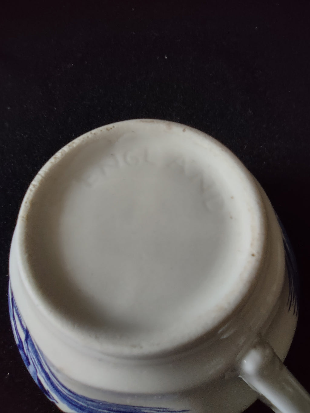 Vintage Staffordshire Teacup Ironstone Liberty Blue Paul Revere (Lot 5573)