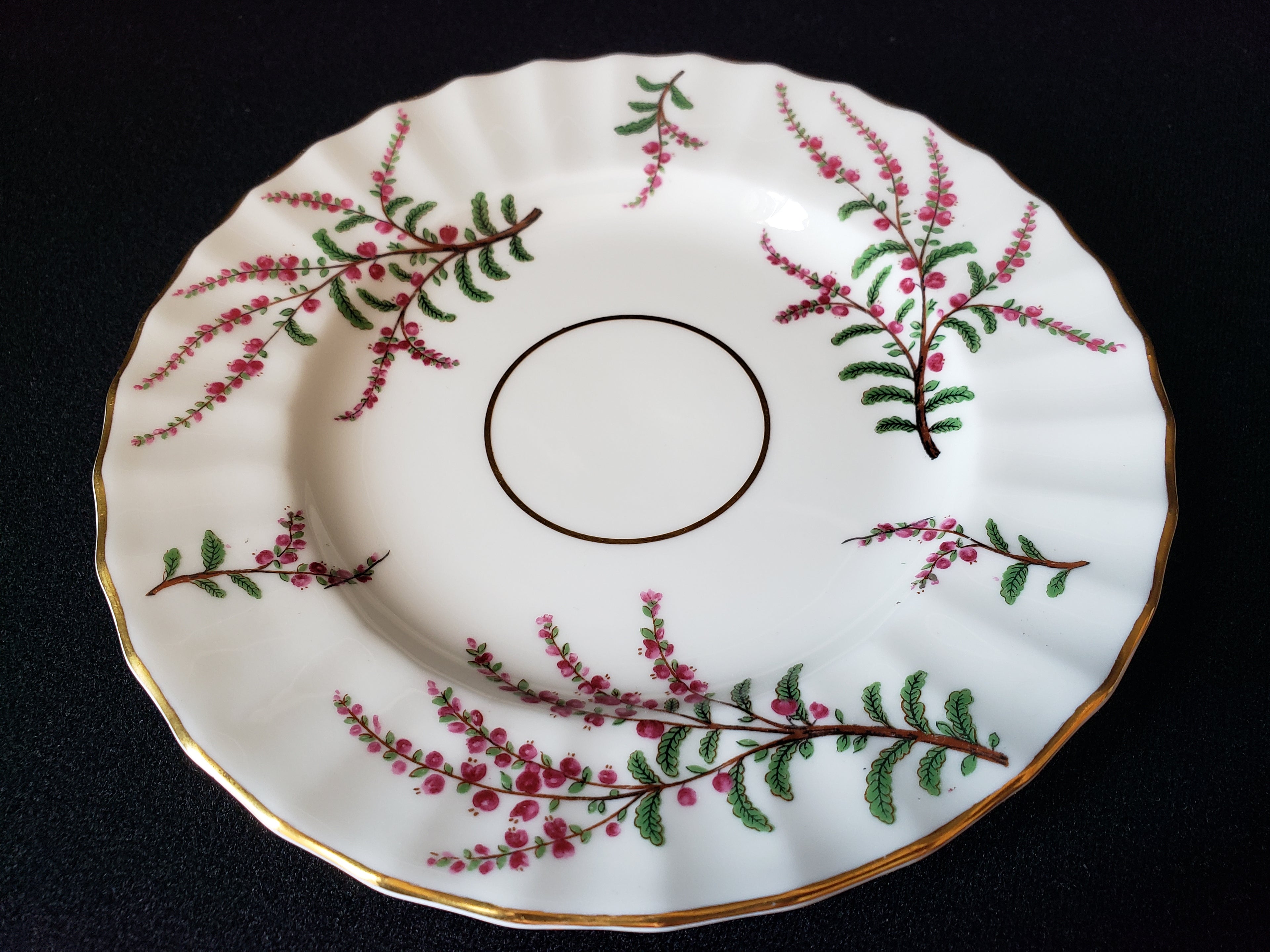 Vintage Royal Worcester Dunrobin Saucer ONLY 6-1/4"(lot 2127)