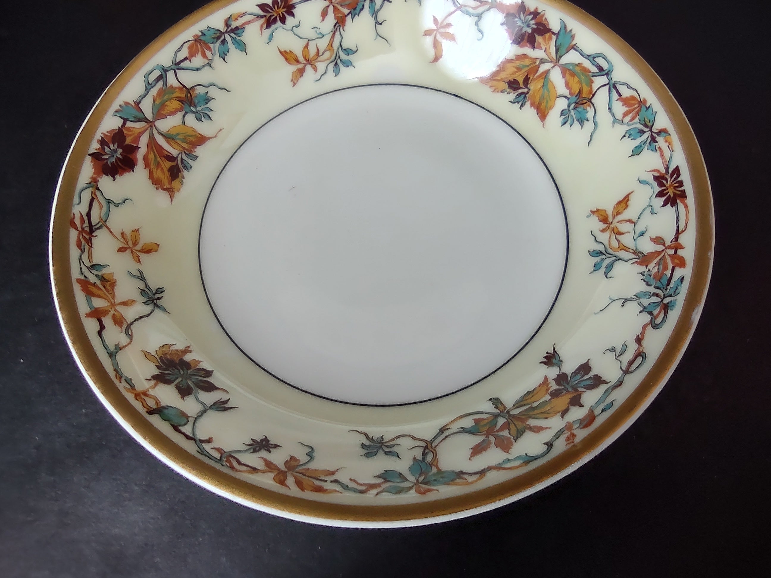 Haviland France Limoges Small Bowl Dish Thanksgiving Louvain 5" (lot 978)