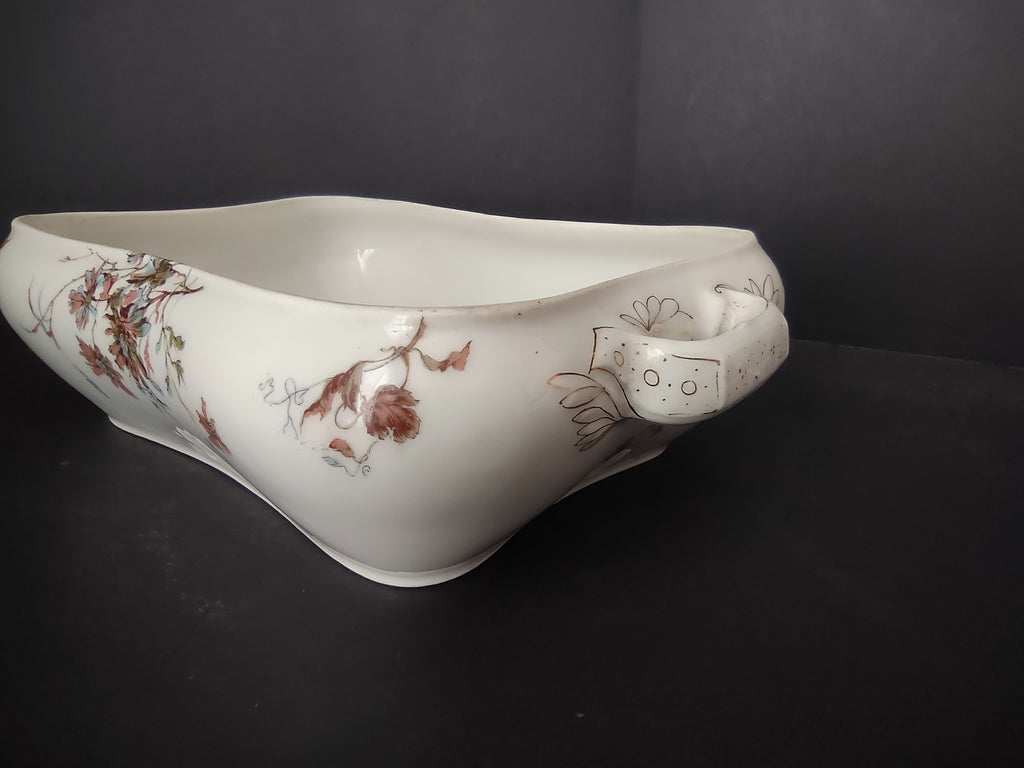 Depose Haviland Limoges Blue Flower Serving Bowl NO LID (lot 961)