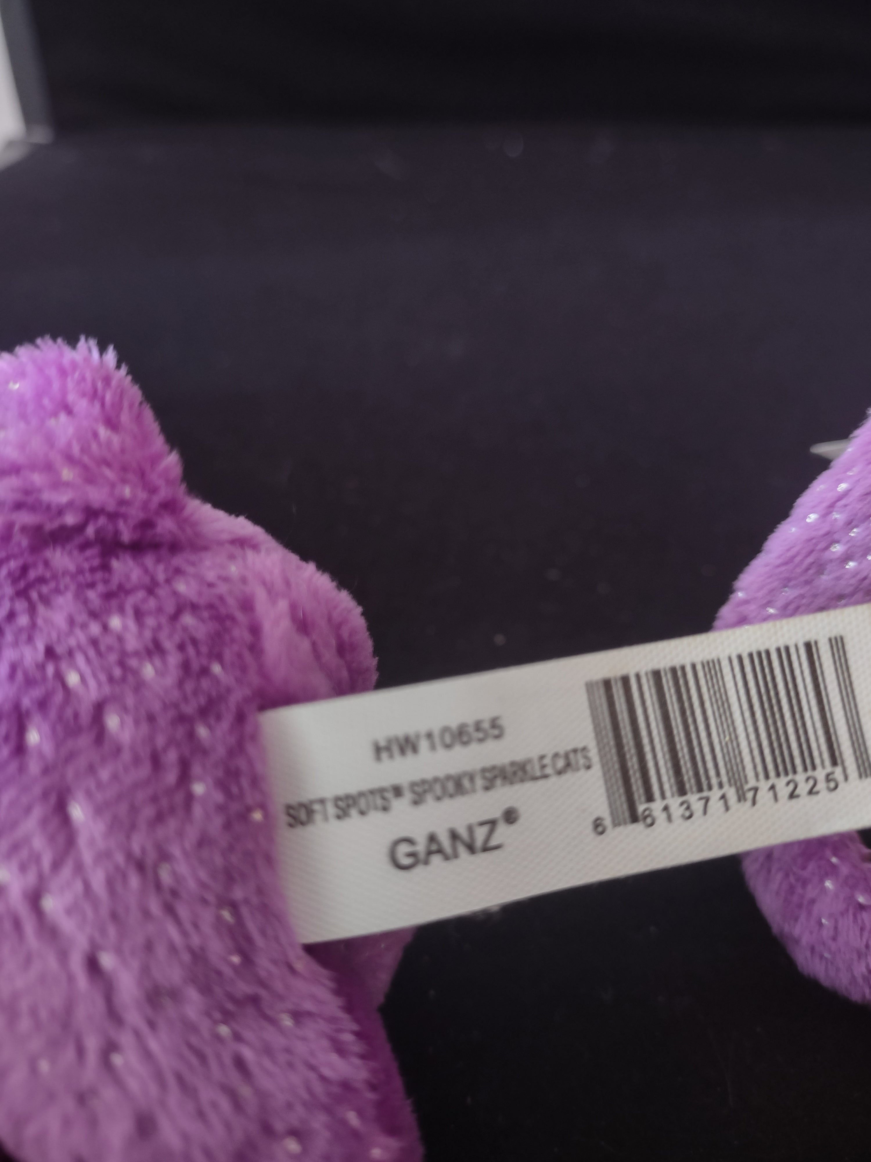 Vintage Gantz Plush 5 Spooky Sparkle Cats 2 of them work (Lot 3487)