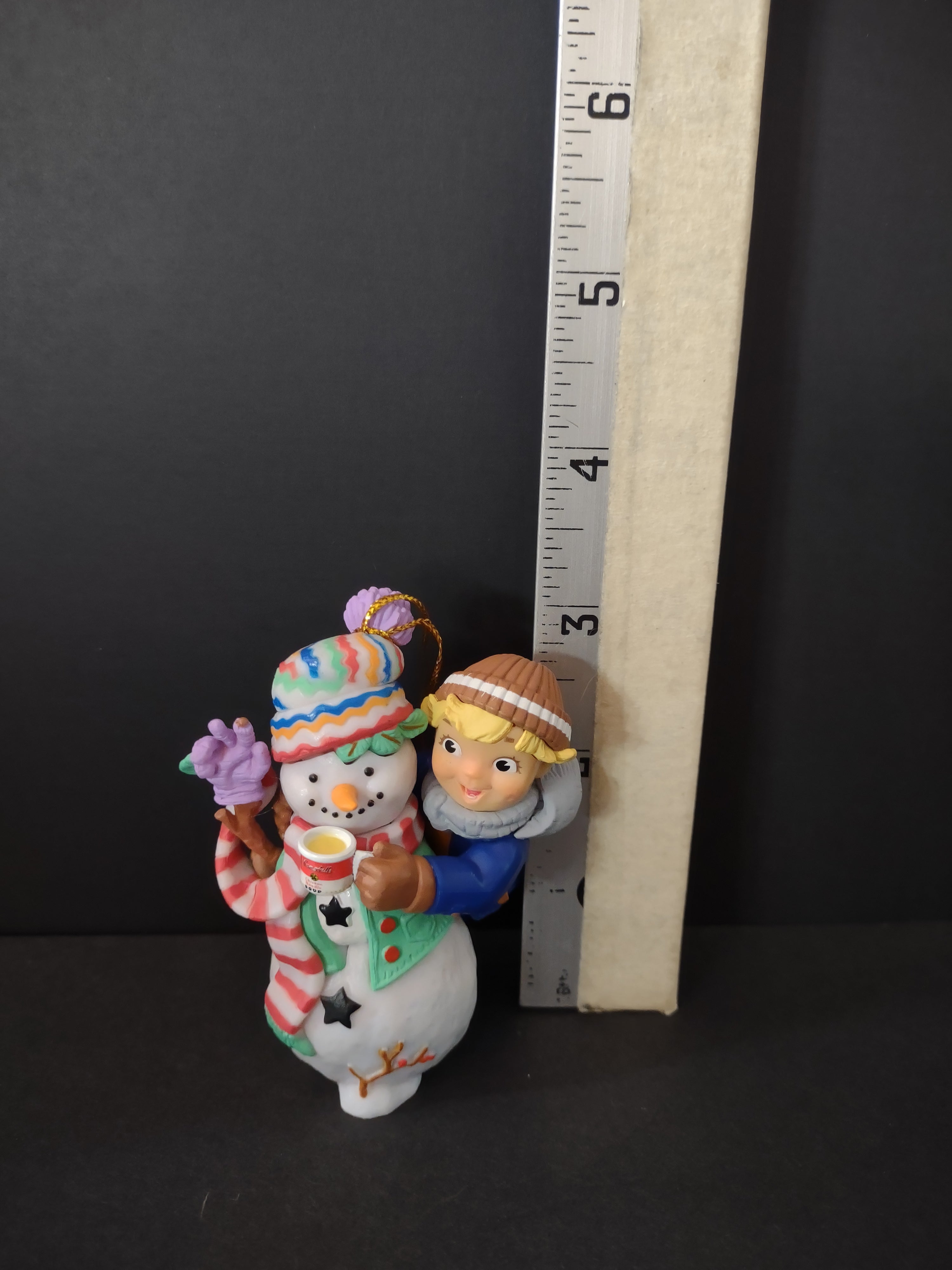 Vintage Christmas 2006 Campbells Kid Snowman Ornament (Lot 4725)