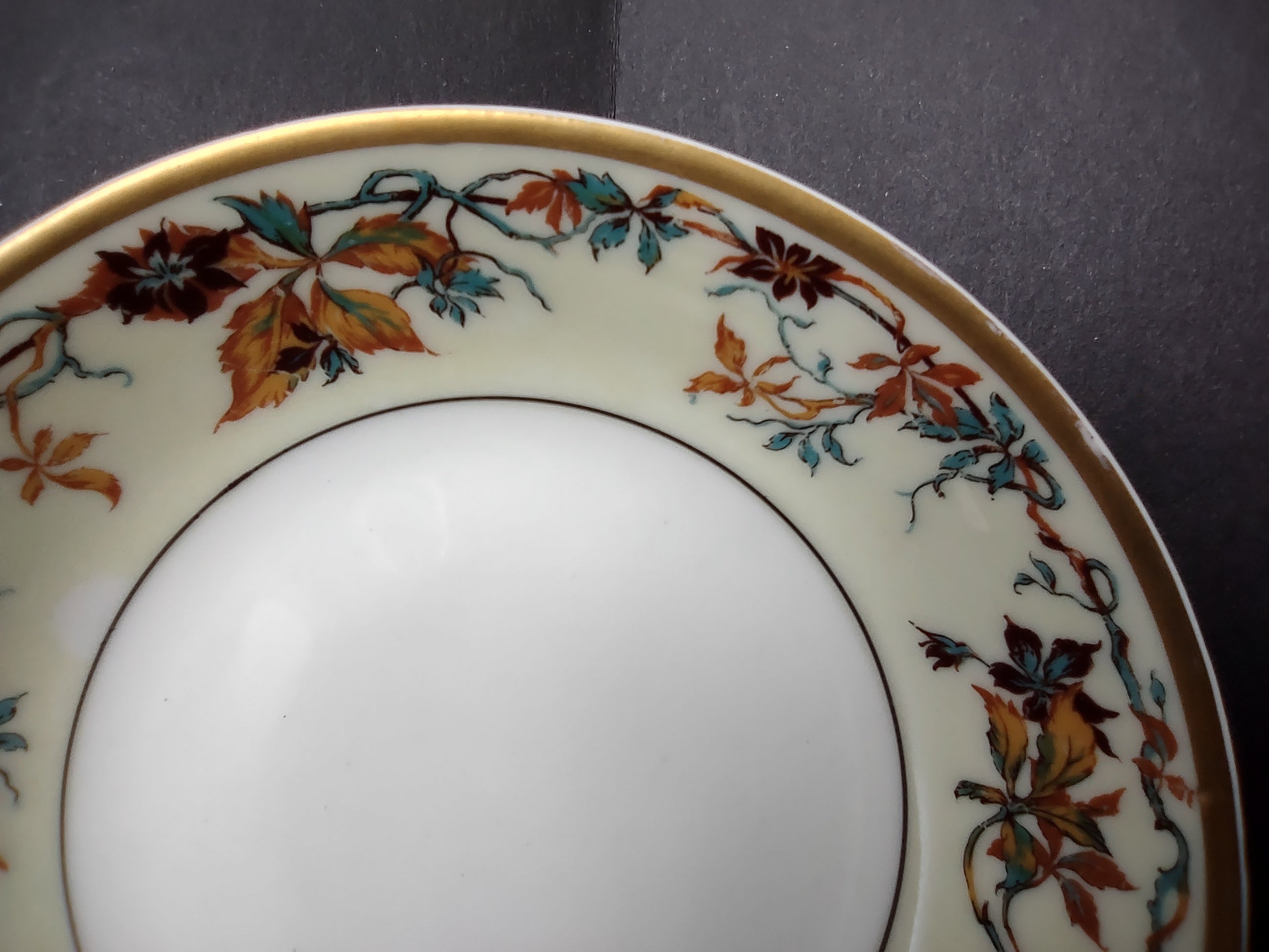Haviland France Limoges Small Bowl Dish Thanksgiving Louvain 5" (lot 978)