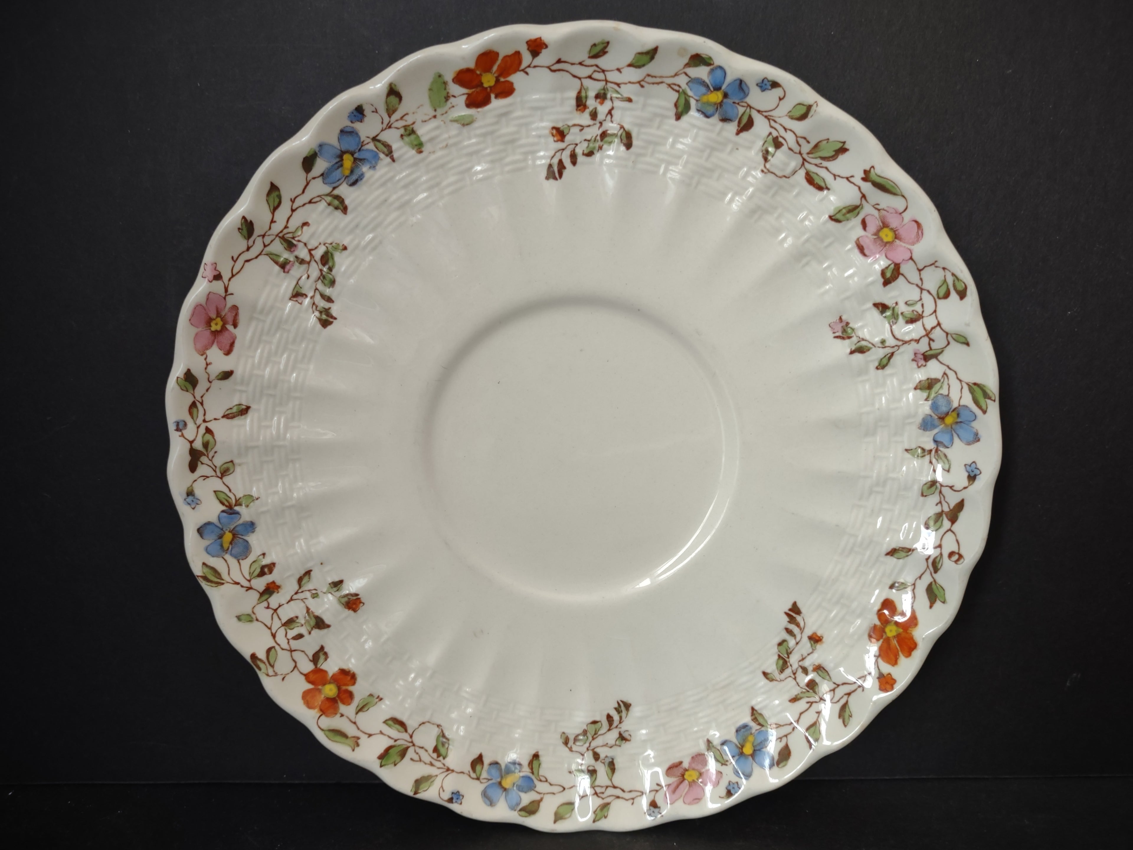 Vintage Copeland Spode Liner Wicker Dale New Stamp English Countryside (Lot 5768
