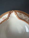 Haviland France Limoges Thanksgiving Round Gravy Boat Plate Attached (lot 380)