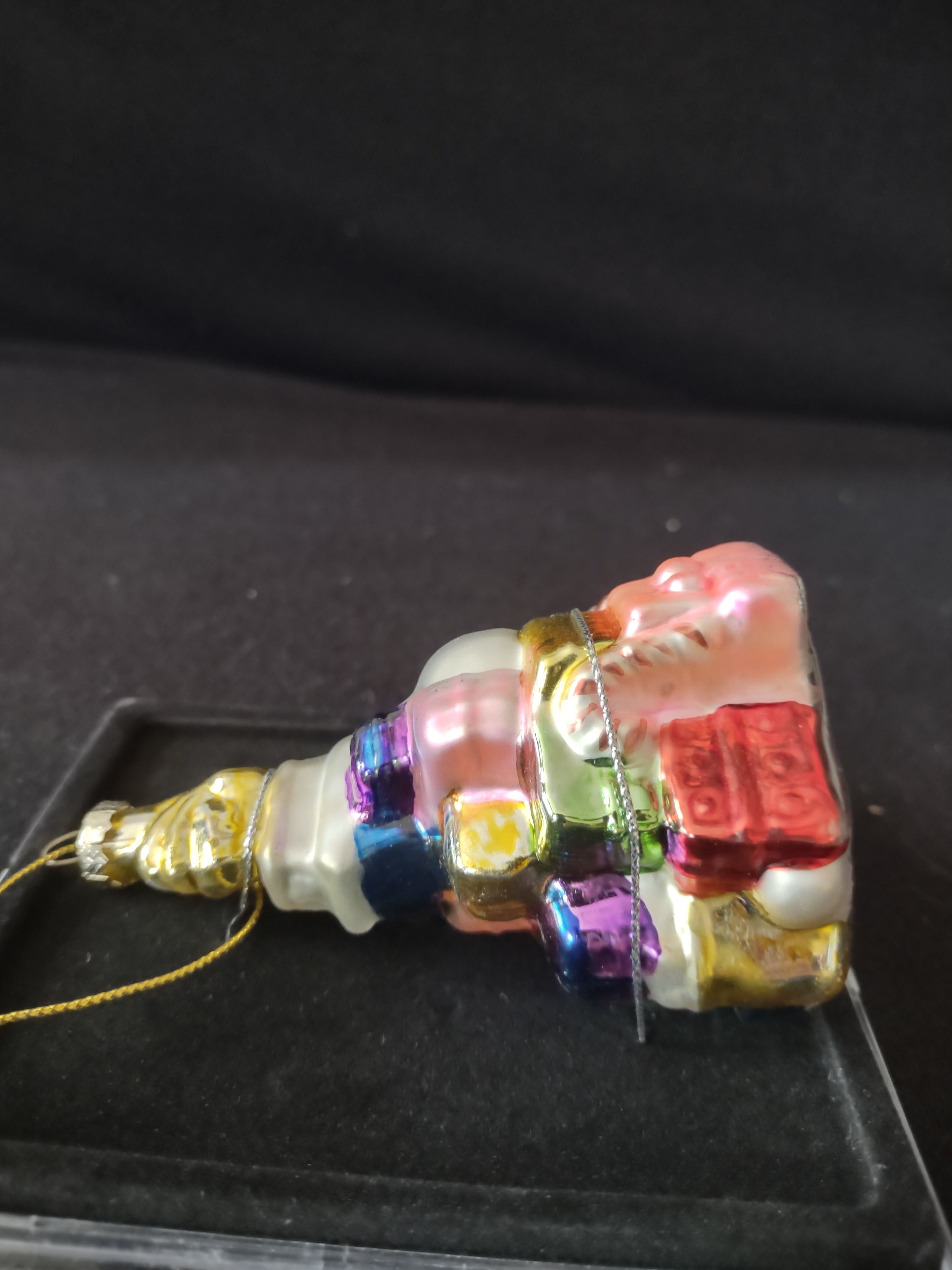 Vintage Christmas Glass Ornament Gift Tree (Lot 4049)