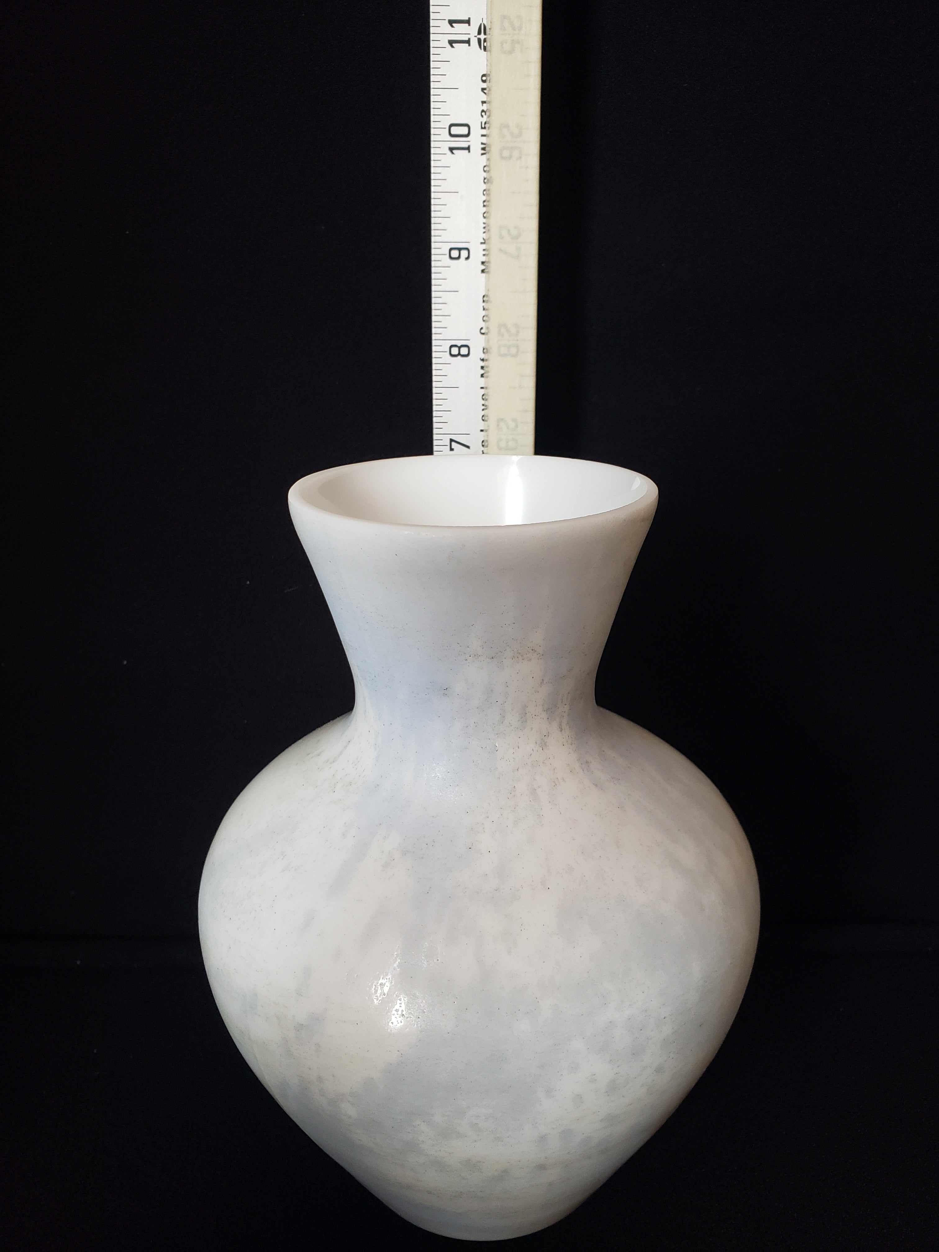 Vintage Westmoreland Milk Glass Vase 7-1/4" (lot 2222)