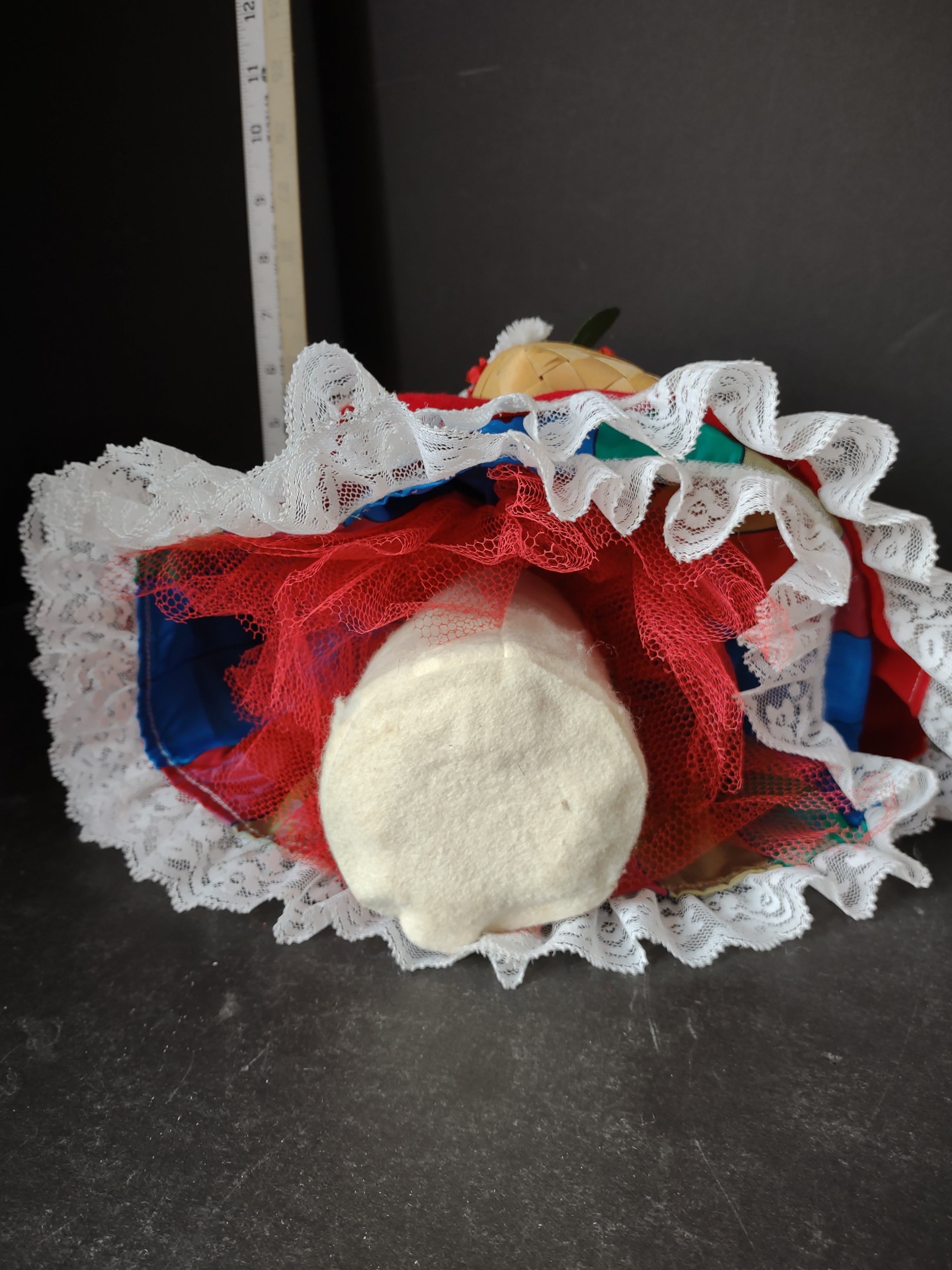 Vintage Christmas Easter Mouse Mice Dressed Up with Flower Basket (lot 5257)