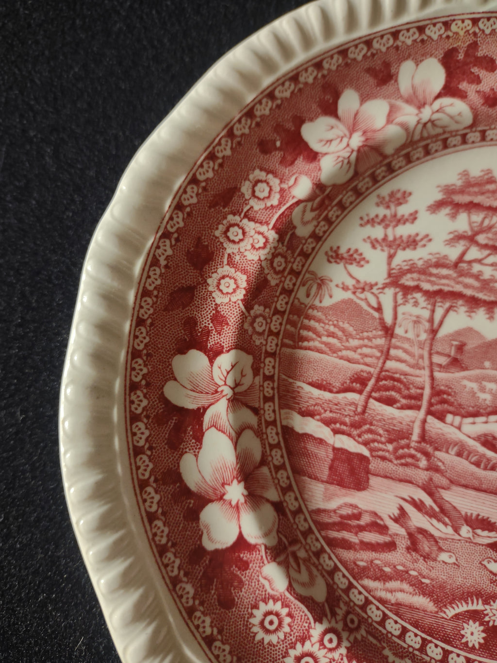 Vintage Copeland Bread Butter Plate Spode Tower Pink Set Of 2 (Lot 5820)