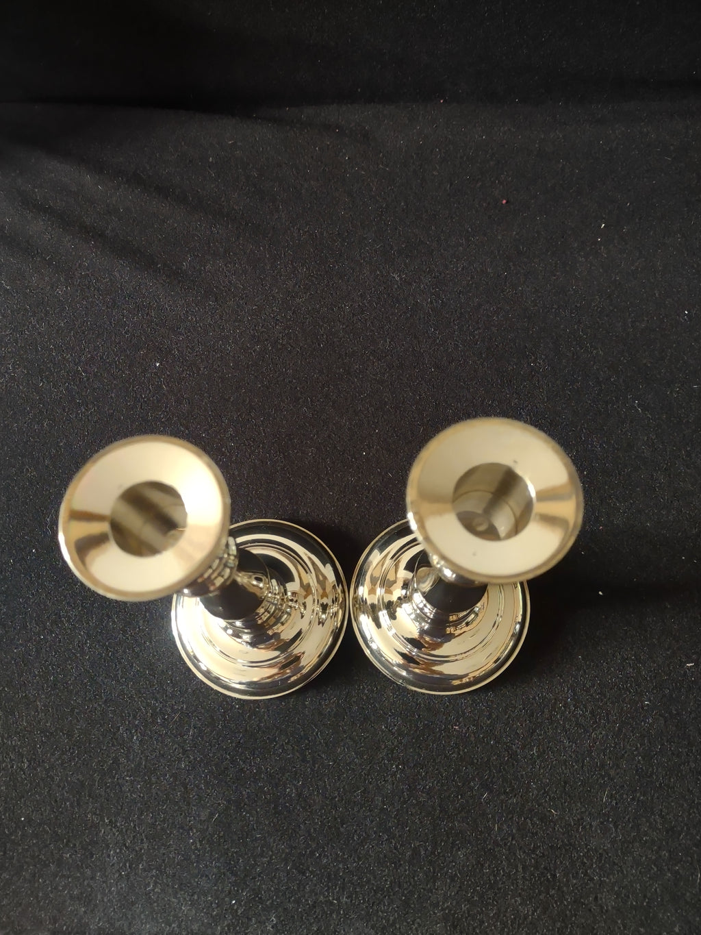 Vintage Silvertone Taper Candlestick Holder Adjusted 3.5 to 7 In. X 2 (Lot 4203)