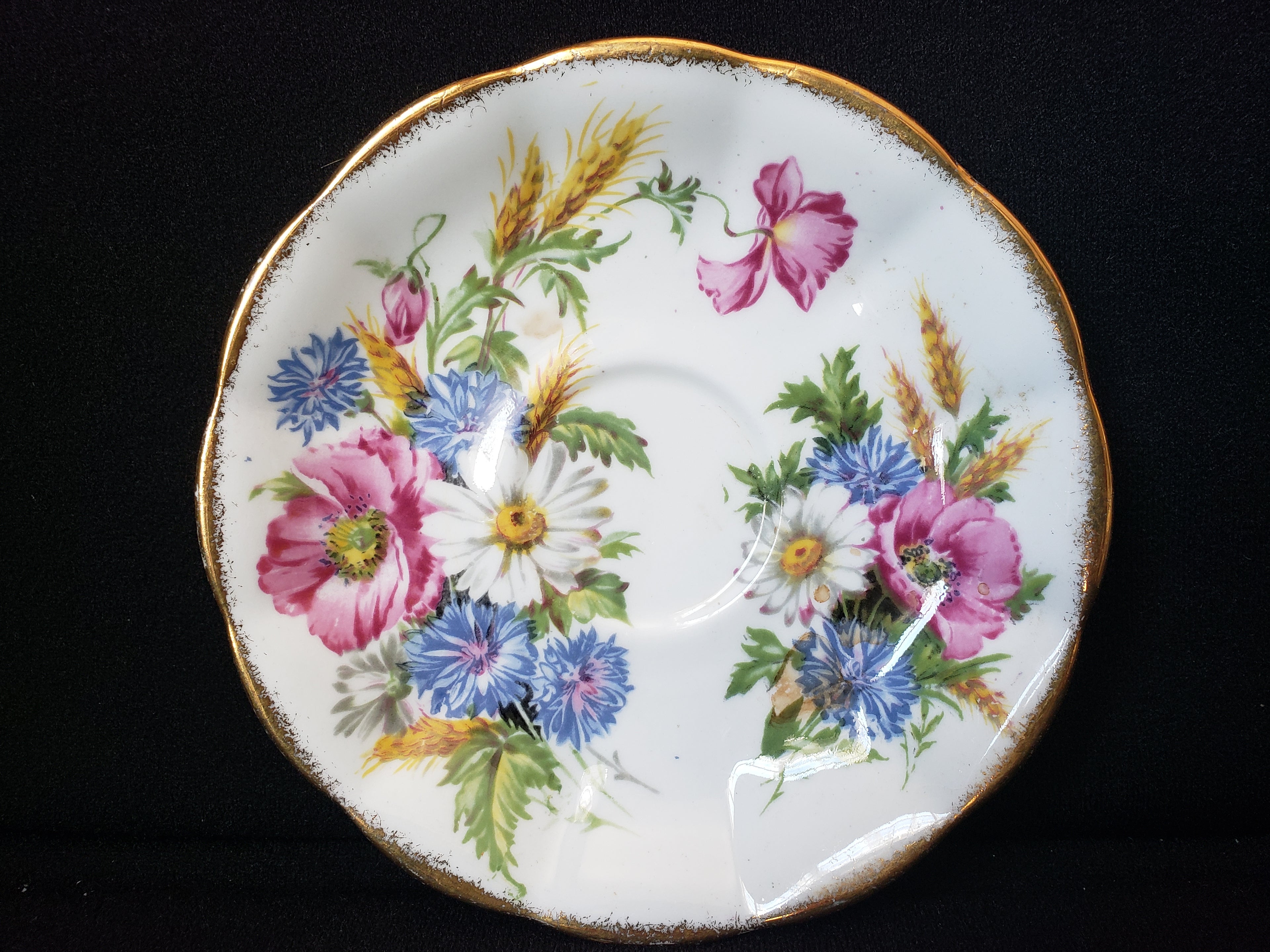 Vintage Royal Albert Harvest Bouquet Saucer ONLY (lot 2040)