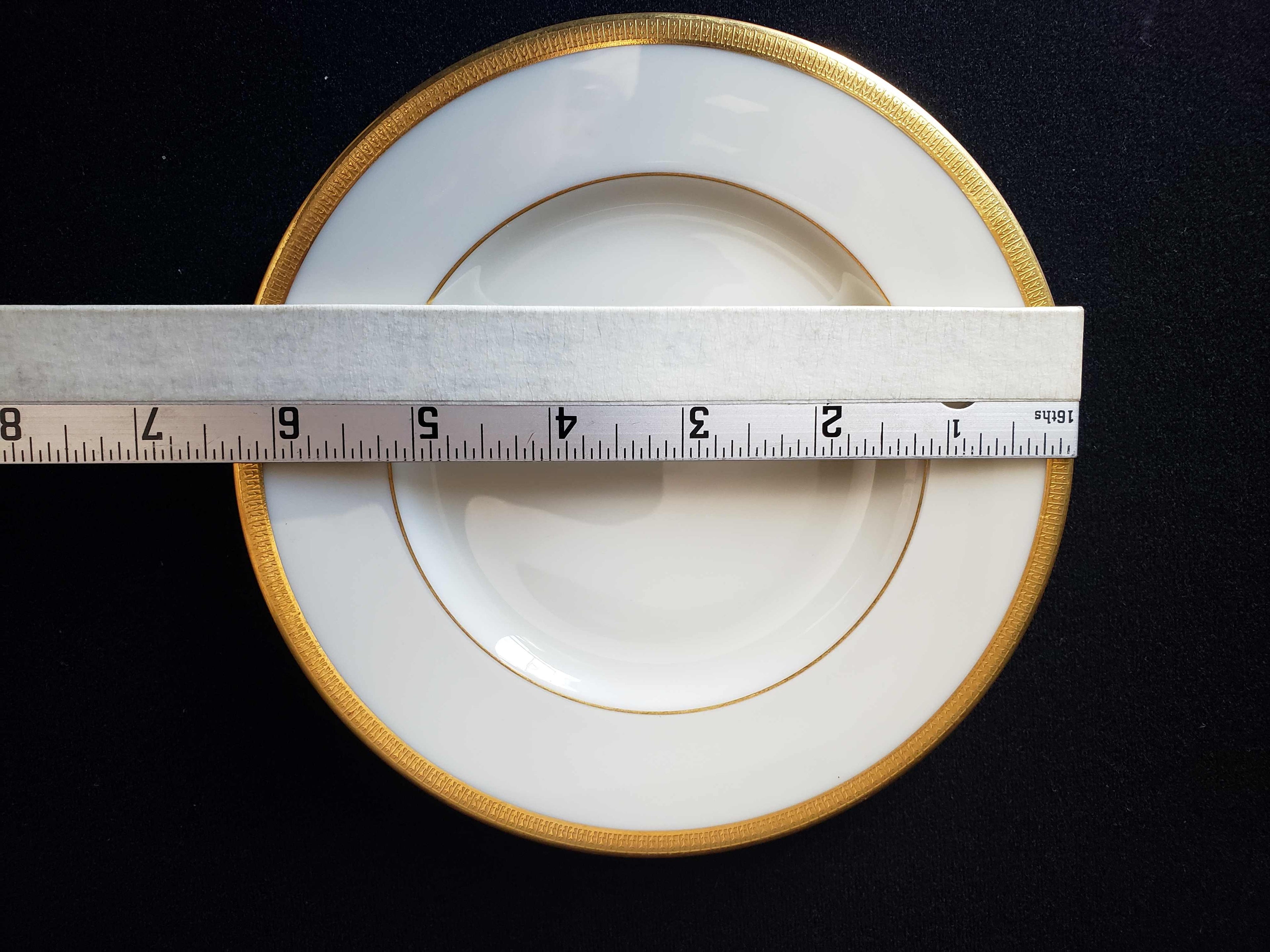 Vintage Lenox Tuxedo J-33 Bread or Dessert Plate 6-3/8"(lot 1968)