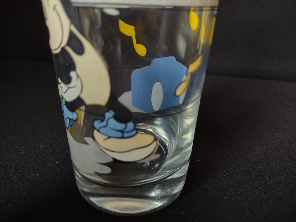 Vintage Minnie Mouse Jazzercise Boombox Drinking Glass (lot 1541)