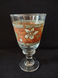 Vintage Pfaltzgraff USA Water Goblet Mission Flower (lot 5266)