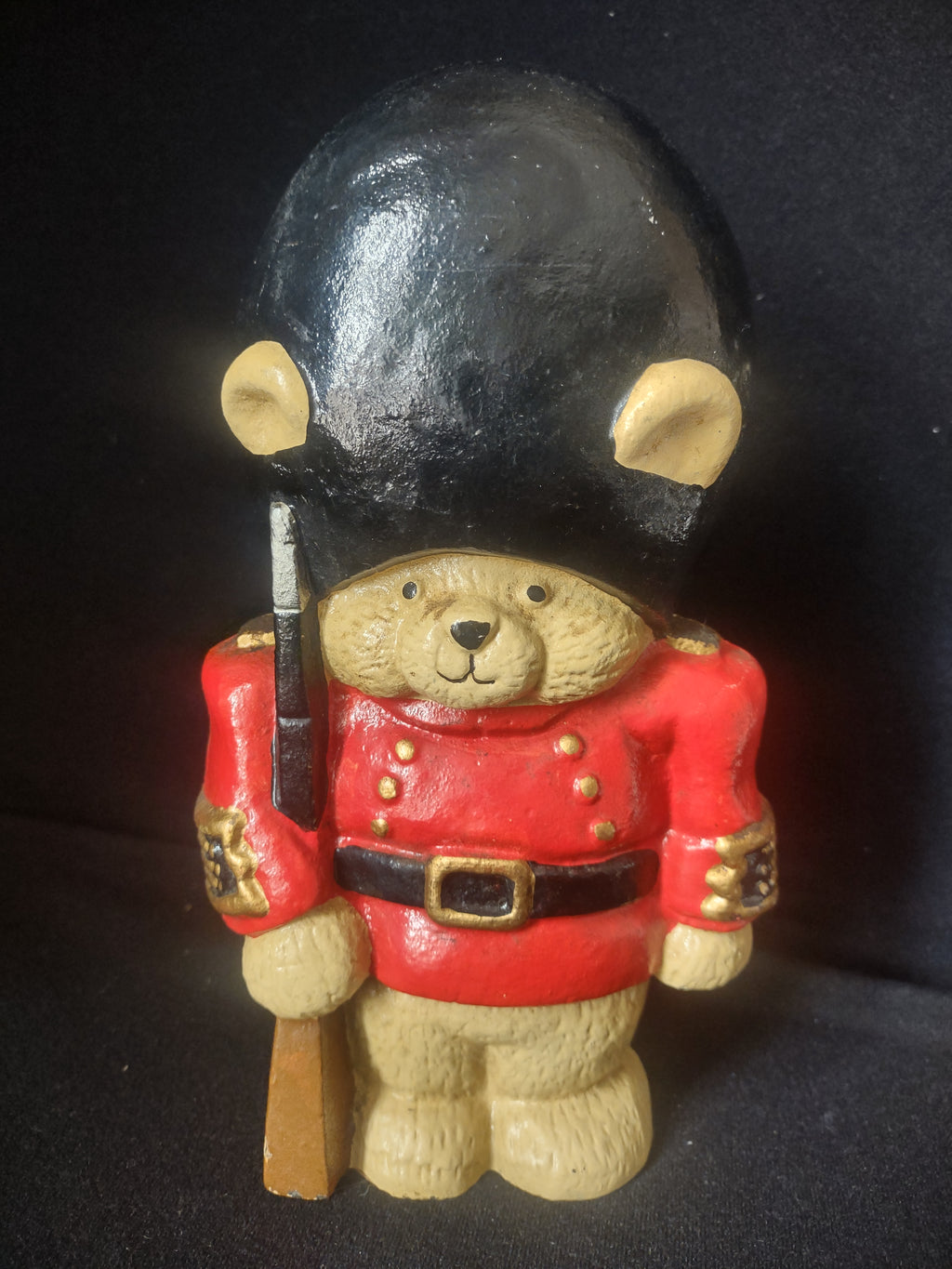 Vintage Upper Deck Bear Cast Iron Doorstop (lot 2583c)