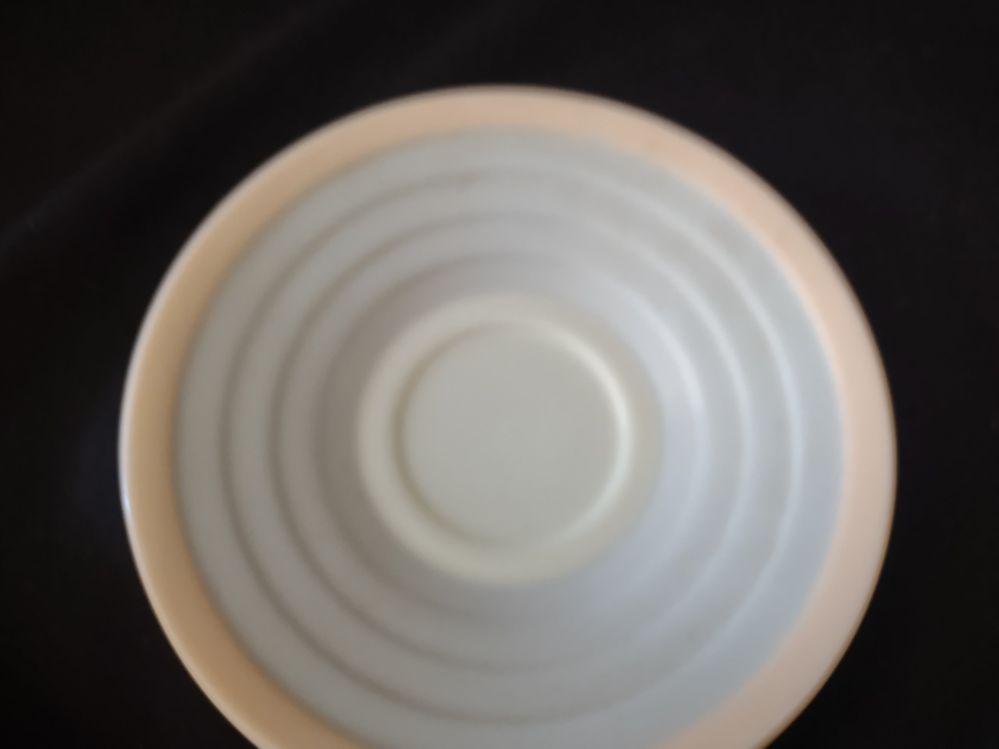 Vintage Lenox Demitasse Saucer Blue and Pink 4-3/4"Green Stamp (lot 1992)