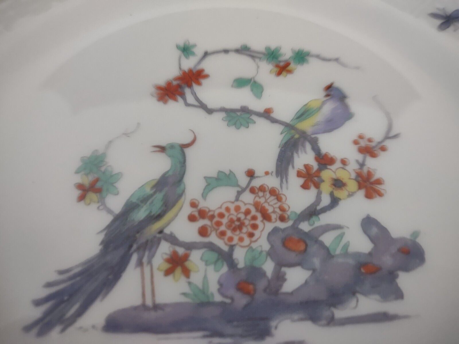 6 x Haviland Limoges France Gold Trim Pheasant 8-1/2" Luncheon Plate (lot 699)