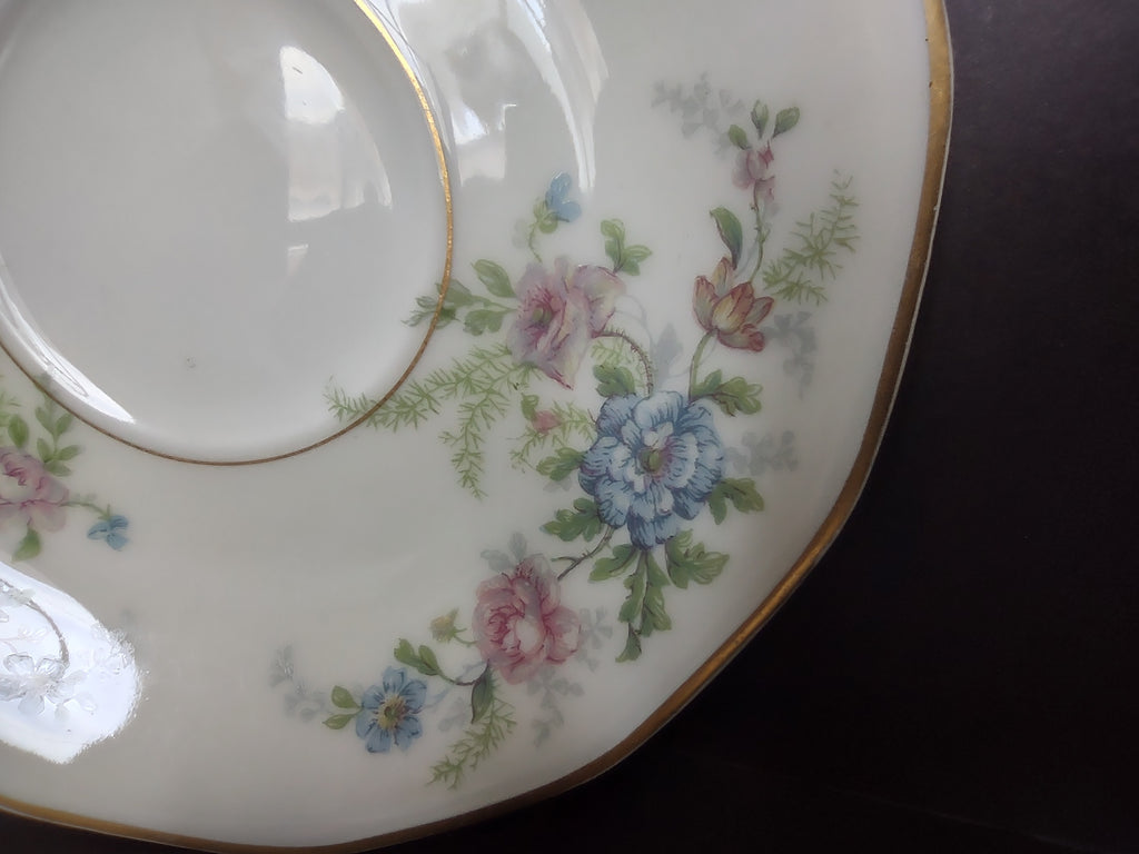 Haviland Limoges Fleurette Saucer ONLY Floral (lot 810)