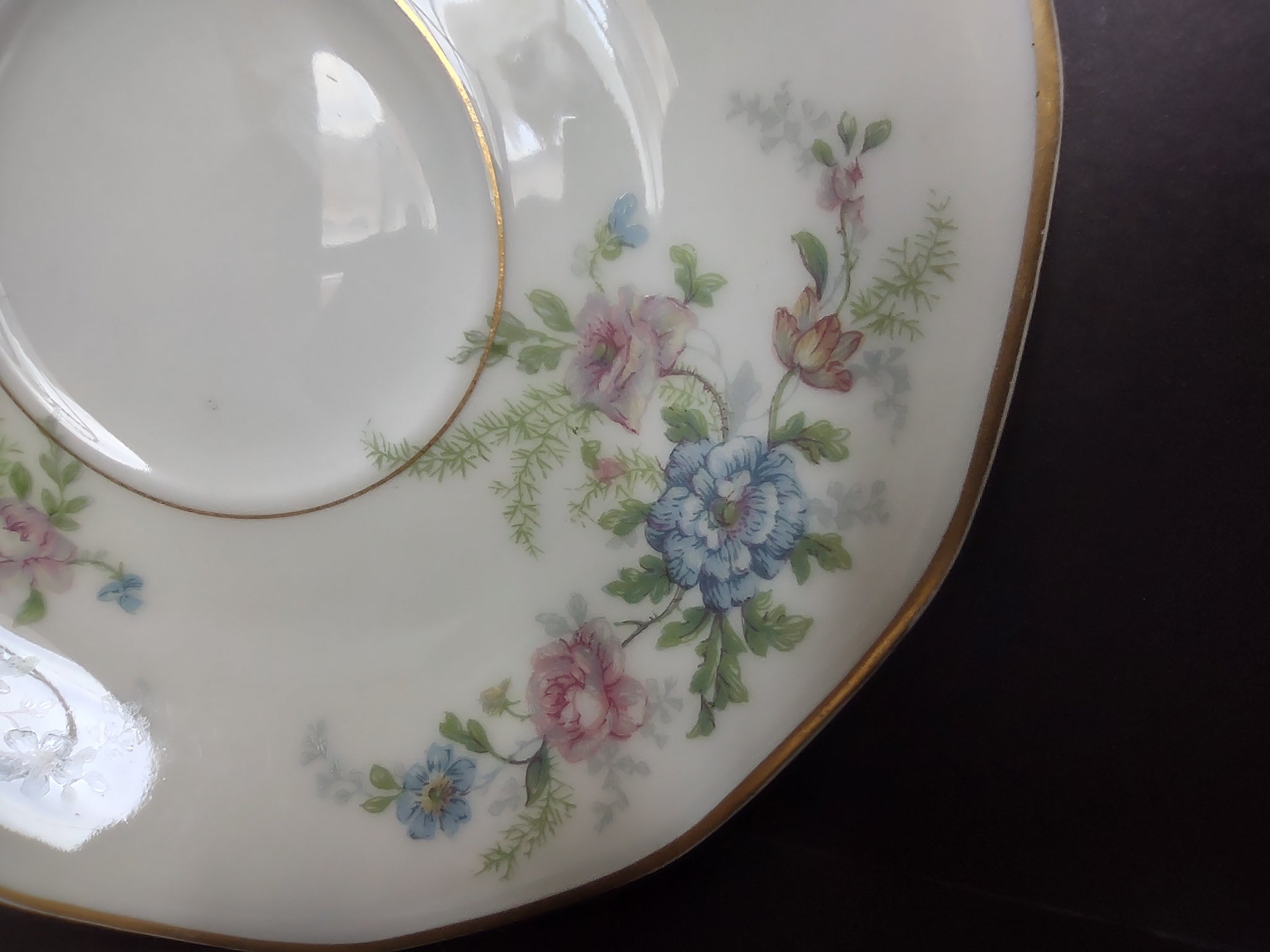 Haviland Limoges Fleurette Saucer ONLY Floral (lot 810)