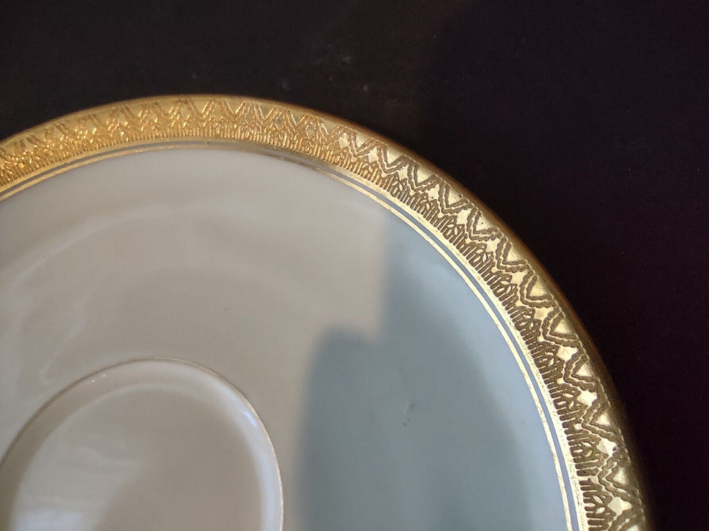Vintage Black Knight Marquise Bavaria Demitasse Cup Heavy Gold Trim (lot 512)