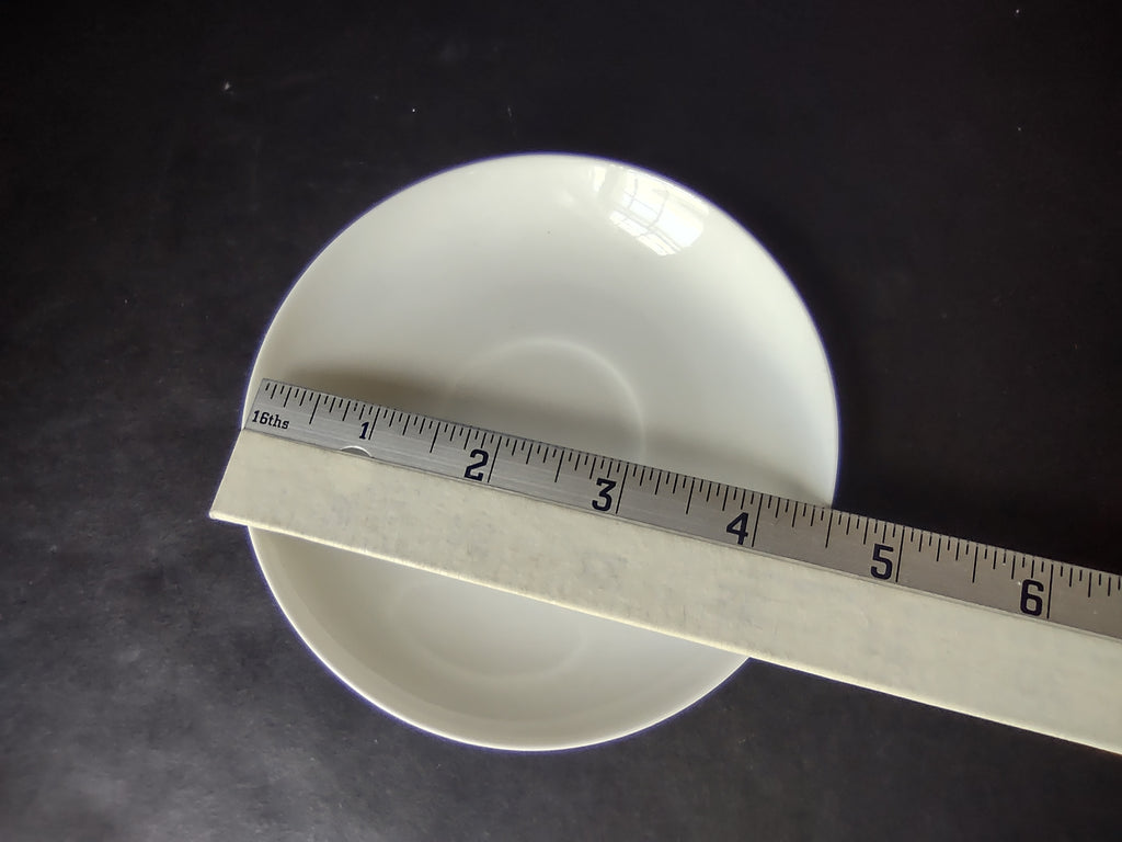 Haviland France Limoges Demitasse Cup and Saucer Plain White (lot 1027)