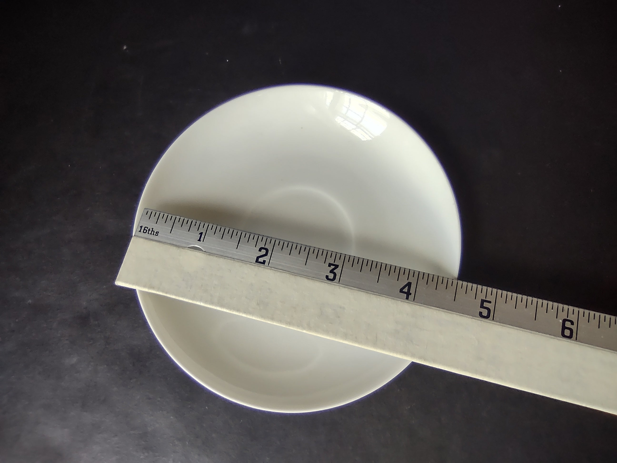 Haviland France Limoges Demitasse Cup and Saucer Plain White (lot 1027)