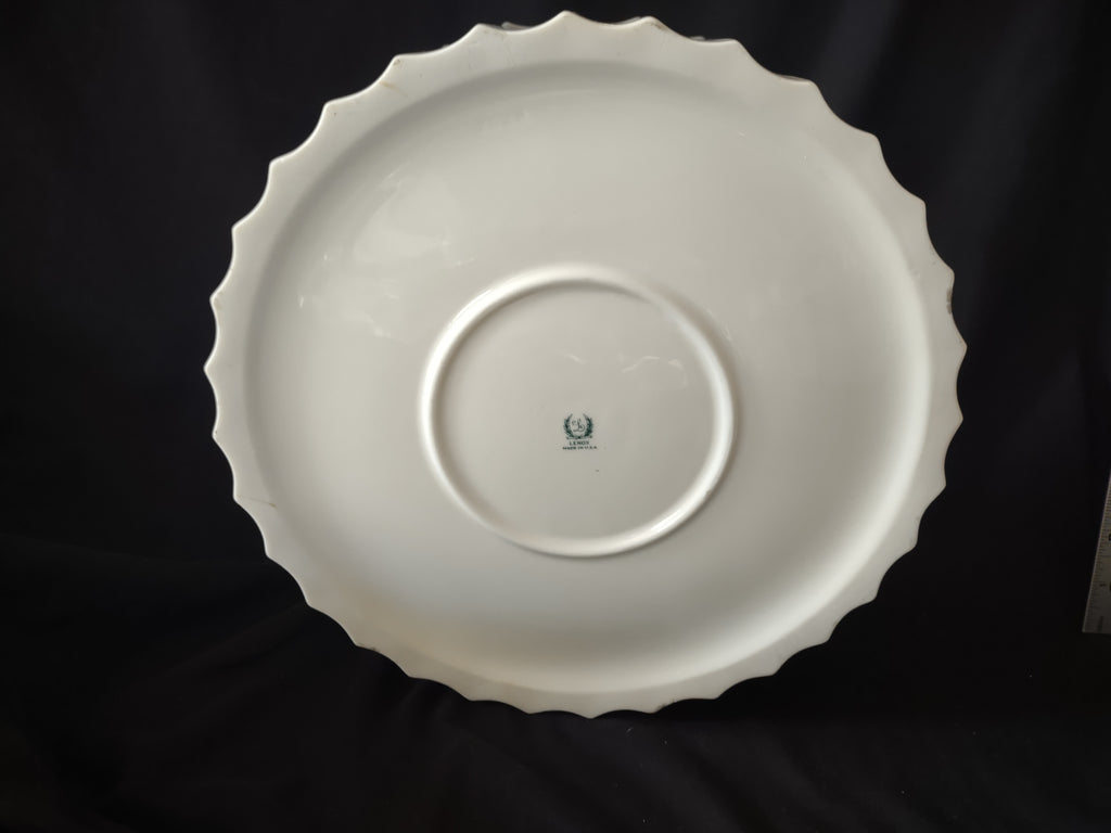 Vintage Lenox Round Serving Dish 10" (lot 1971)
