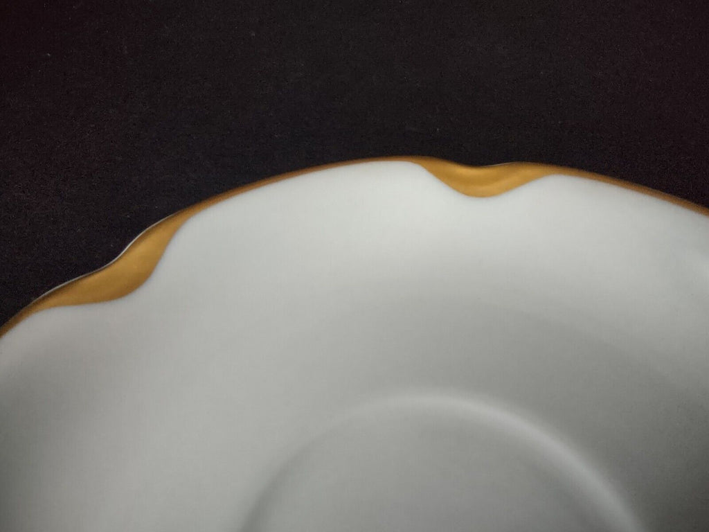 Haviland Limoges Silver Anniversary Gold Trim Saucer Plate 5-1/2" (lot 660)