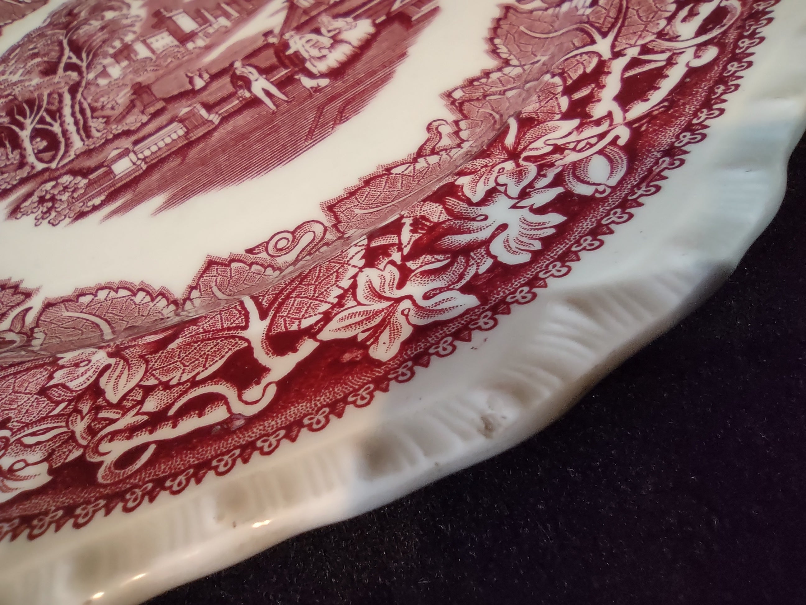 Vintage Dinner Plate Mason Vista Ironstone England (lot 5687)